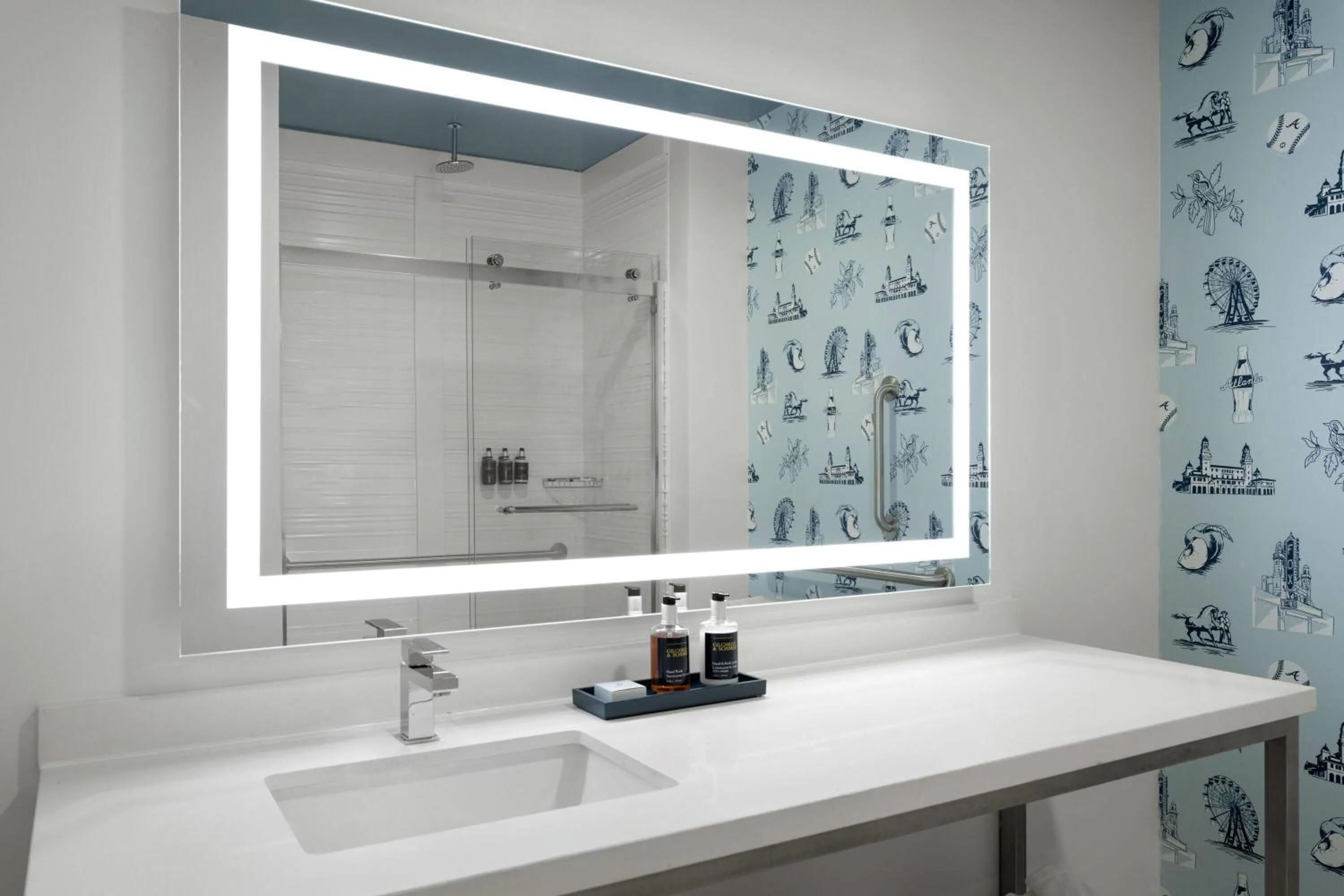 Bathroom in Origin Atlanta, a Wyndham Hotel