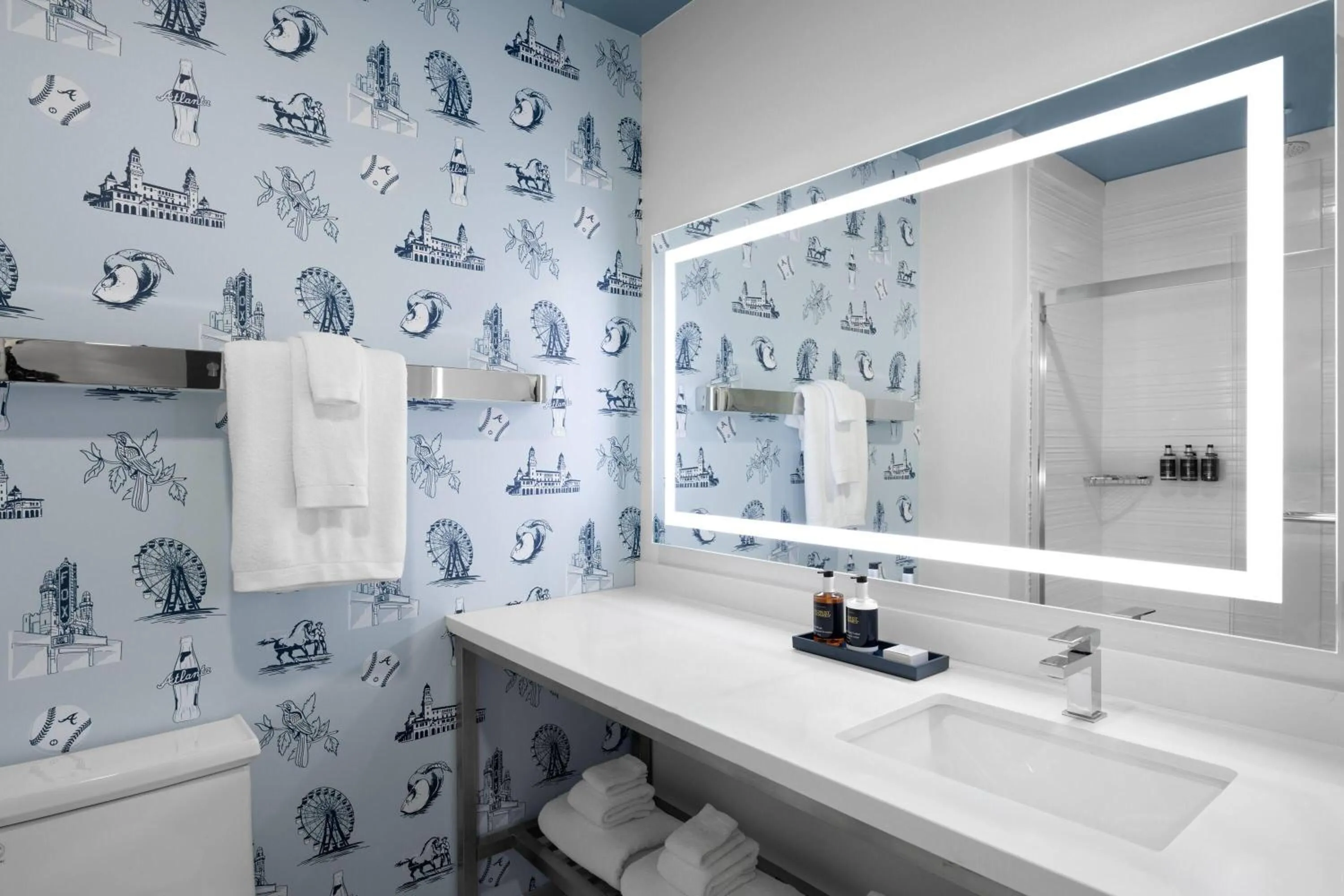 Bathroom in Origin Atlanta, a Wyndham Hotel