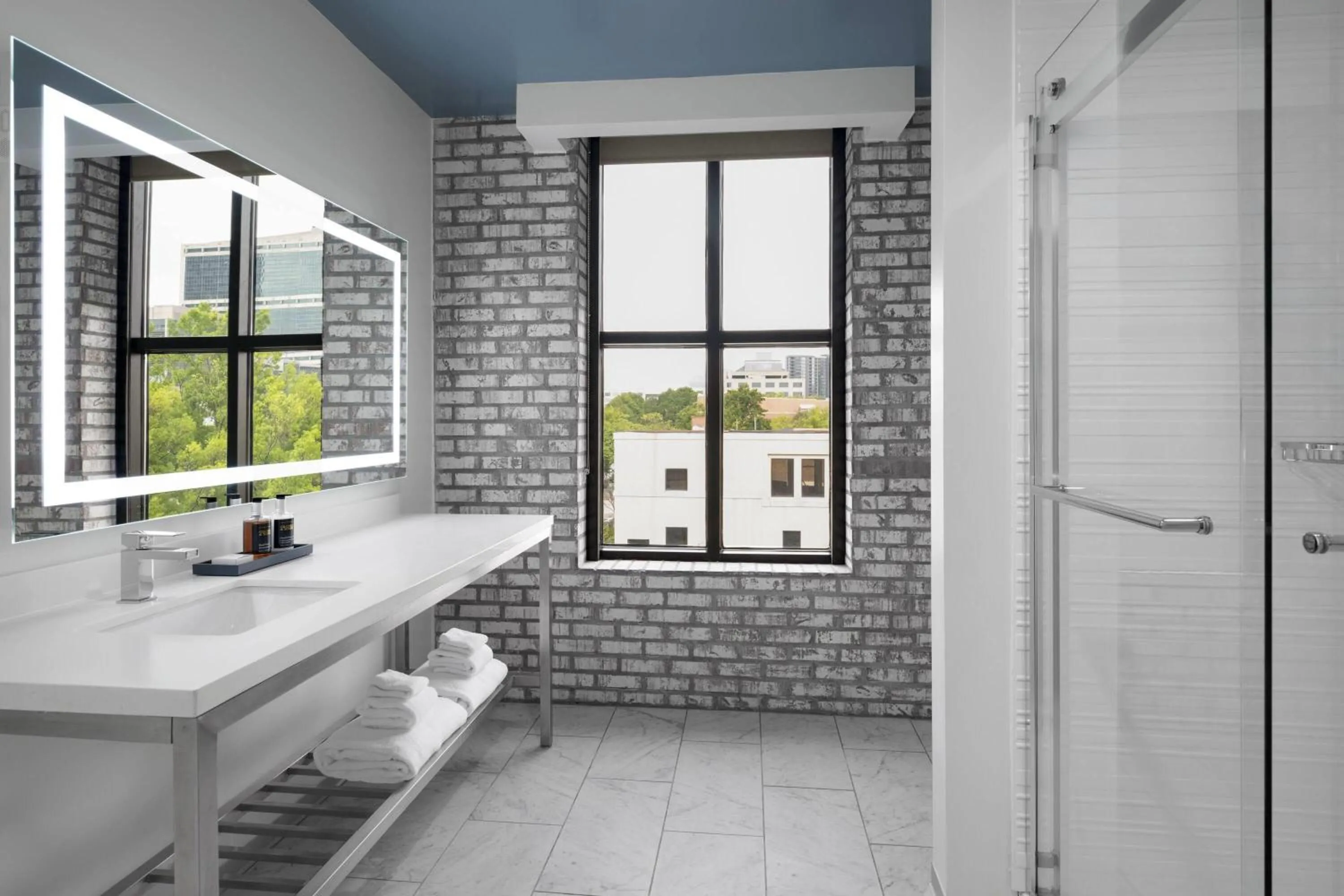 Bathroom in Origin Atlanta, a Wyndham Hotel