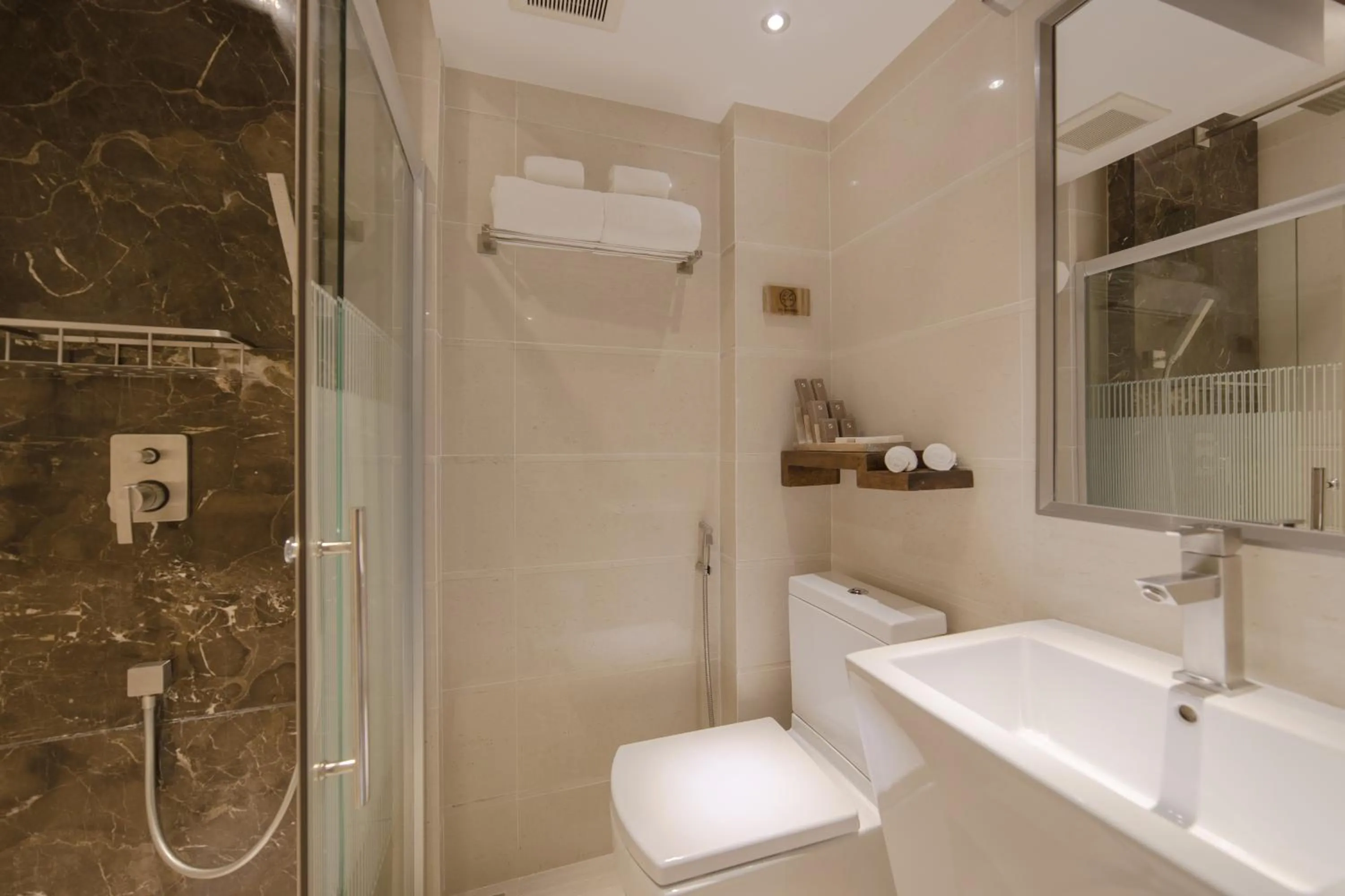 Toilet in Hotel Ocean Grand at Hulhumale