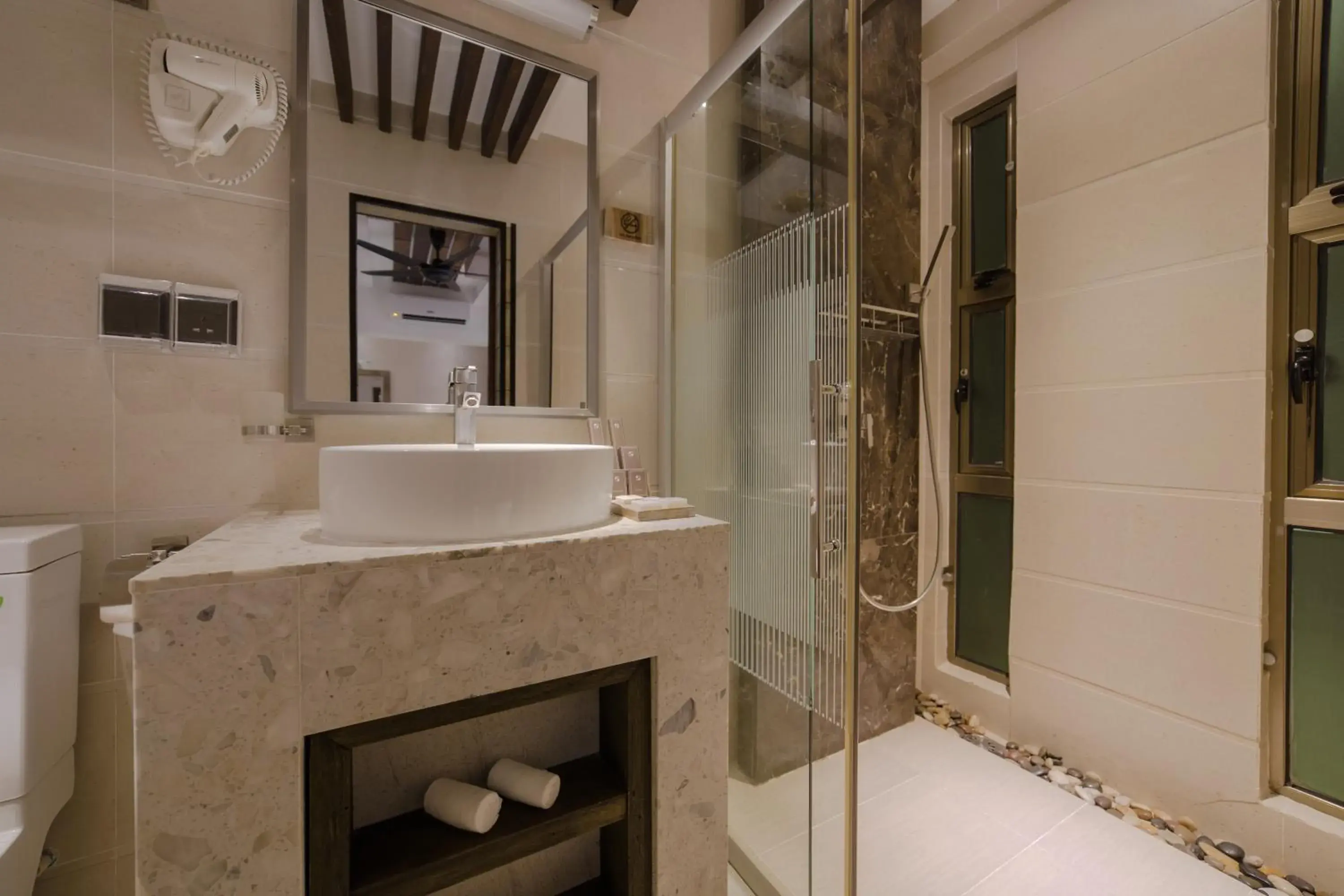 Bathroom in Hotel Ocean Grand at Hulhumale Bathroom in Hotel Ocean Grand at Hulhumale