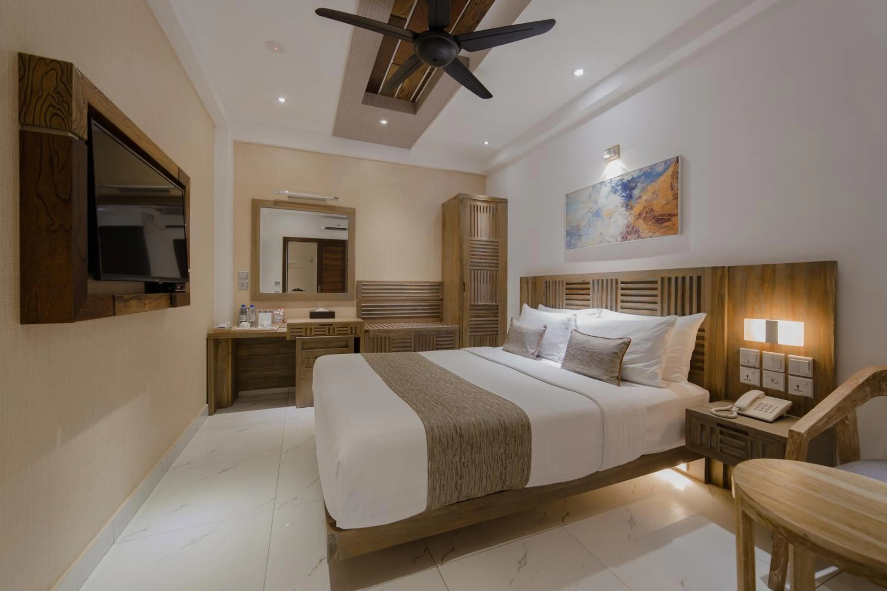 Photo of the whole room, Bed in Hotel Ocean Grand at Hulhumale