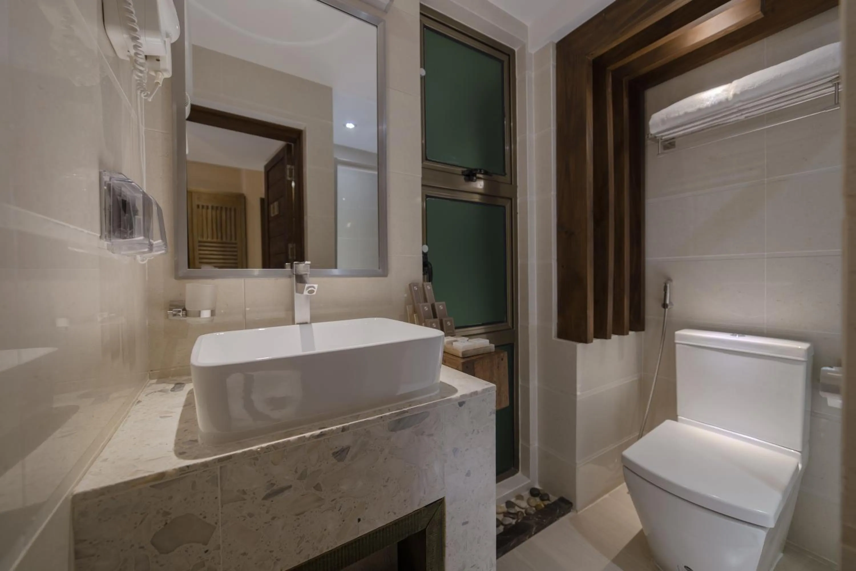 Toilet in Hotel Ocean Grand at Hulhumale