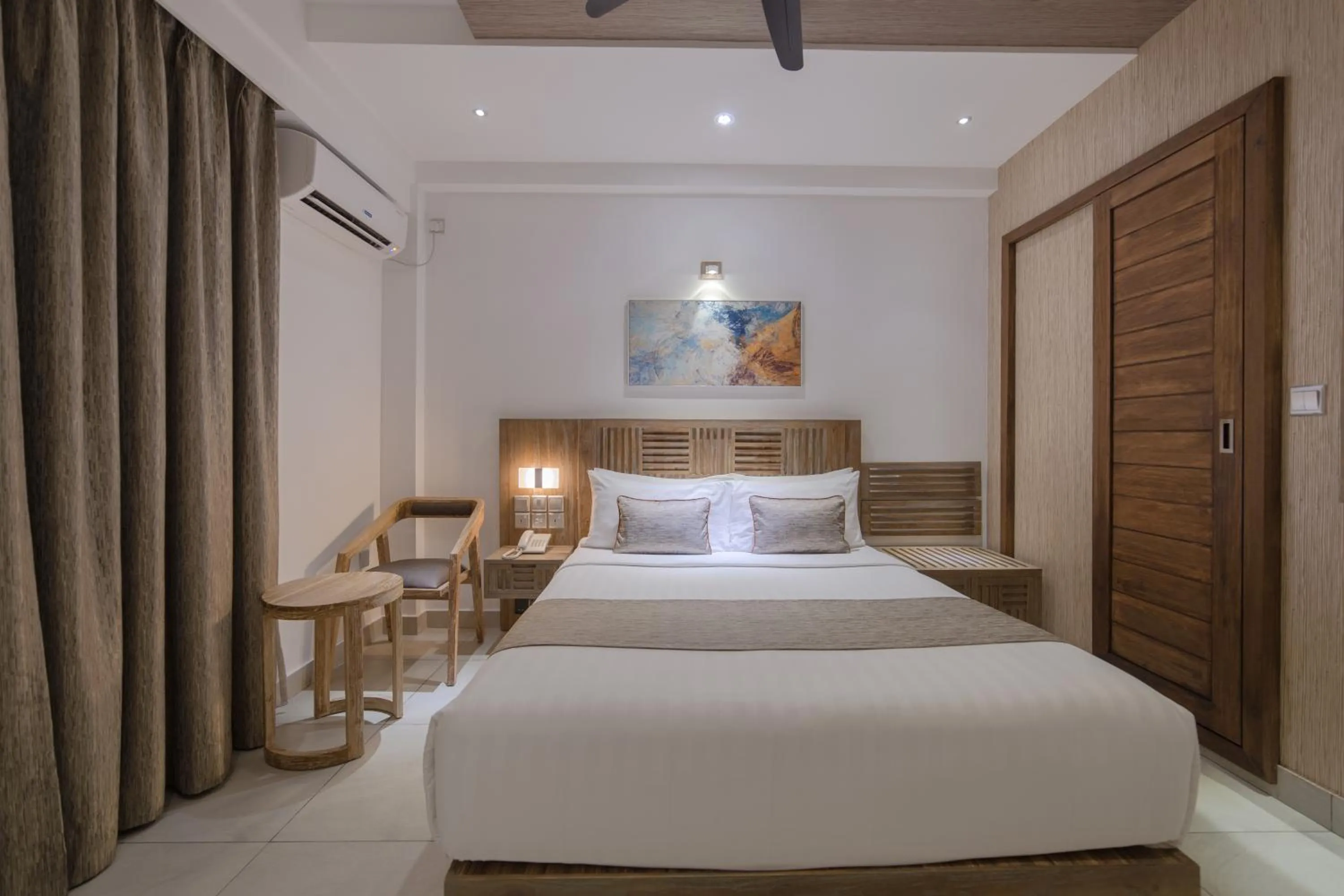 Bed in Hotel Ocean Grand at Hulhumale
