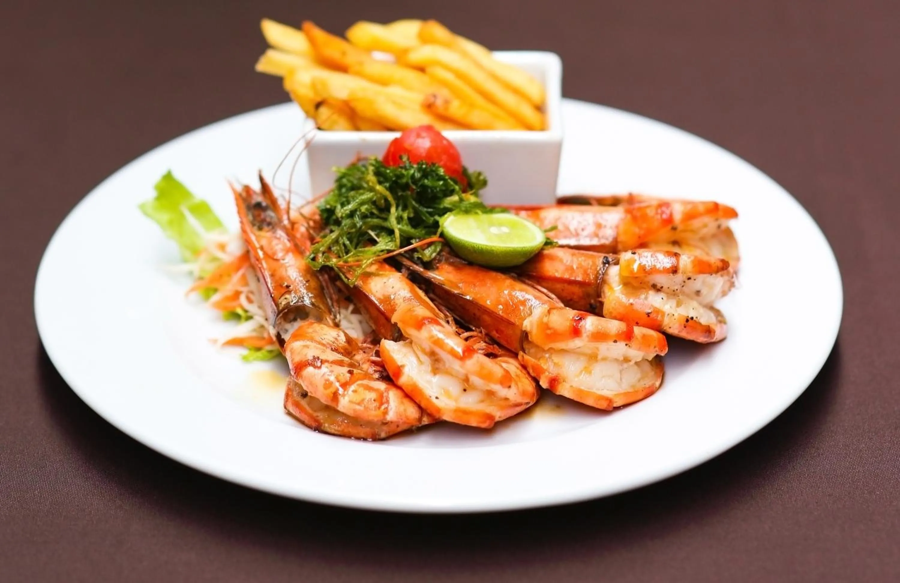 Food close-up in Hotel Ocean Grand at Hulhumale