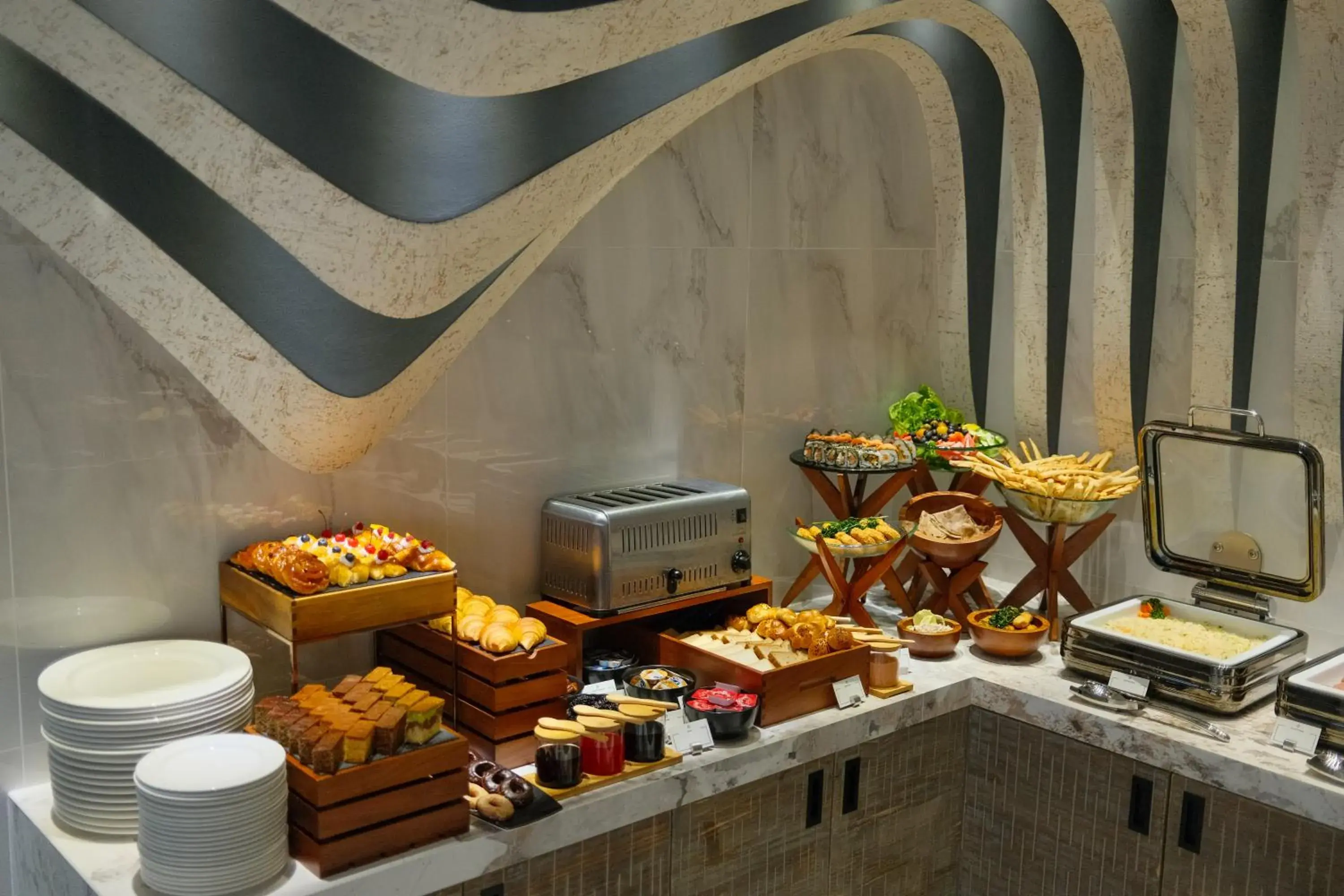 Breakfast in Hotel Ocean Grand at Hulhumale Breakfast in Hotel Ocean Grand at Hulhumale