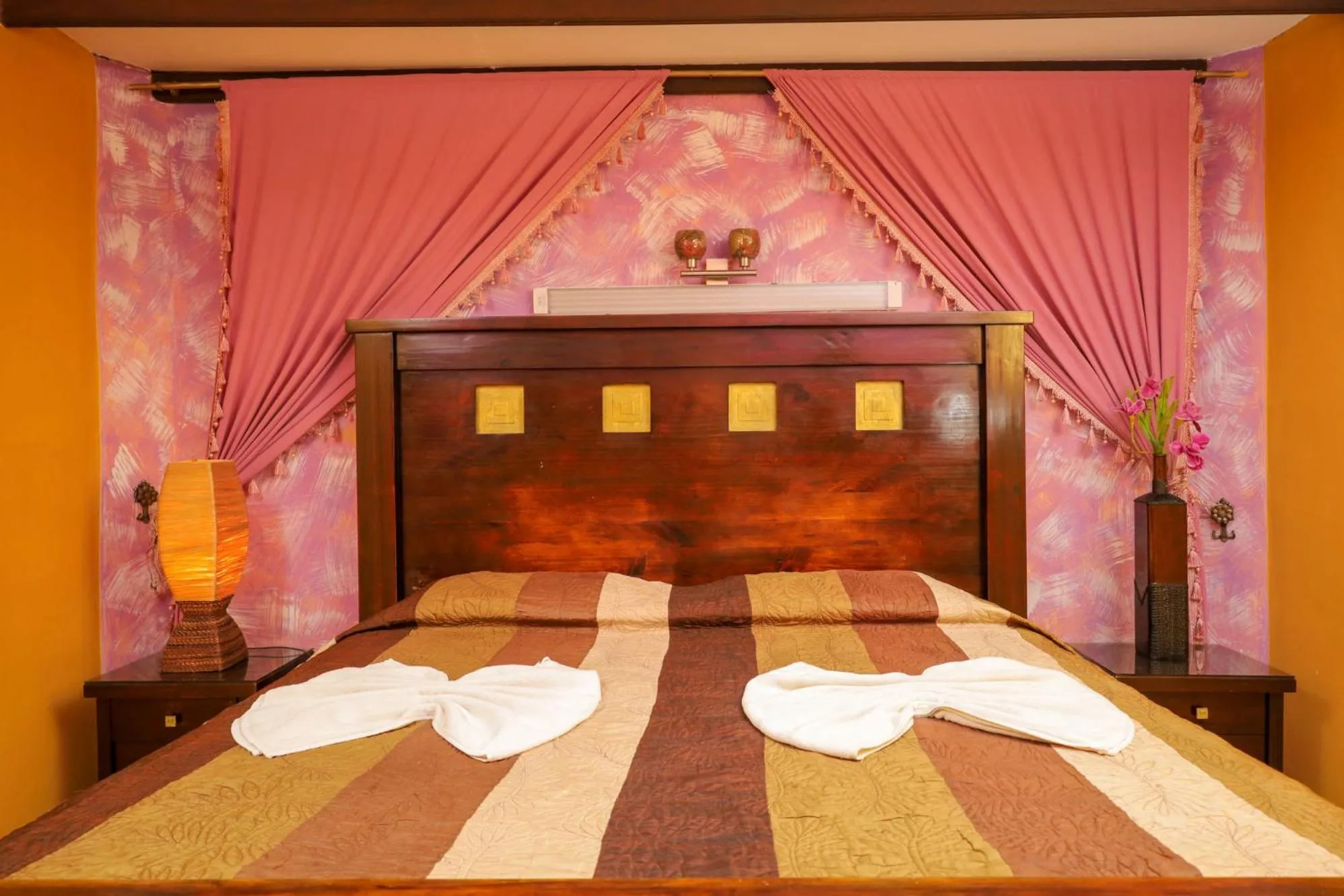 Bed in Solomon Beach Hotel