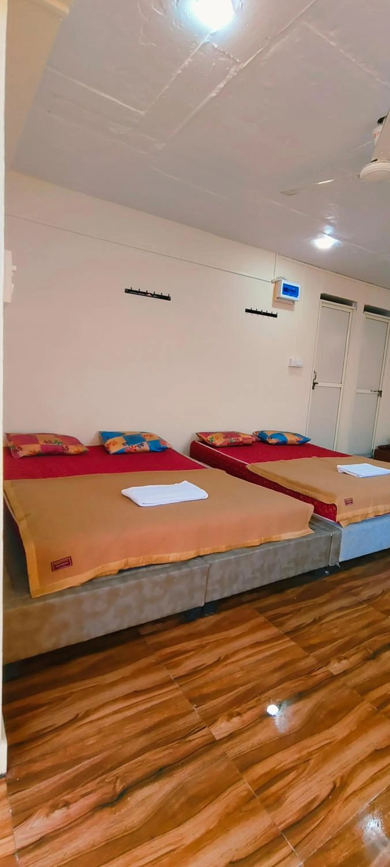 Photo of the whole room, Bed in Shri Shiv Ganga Bhakt Niwas