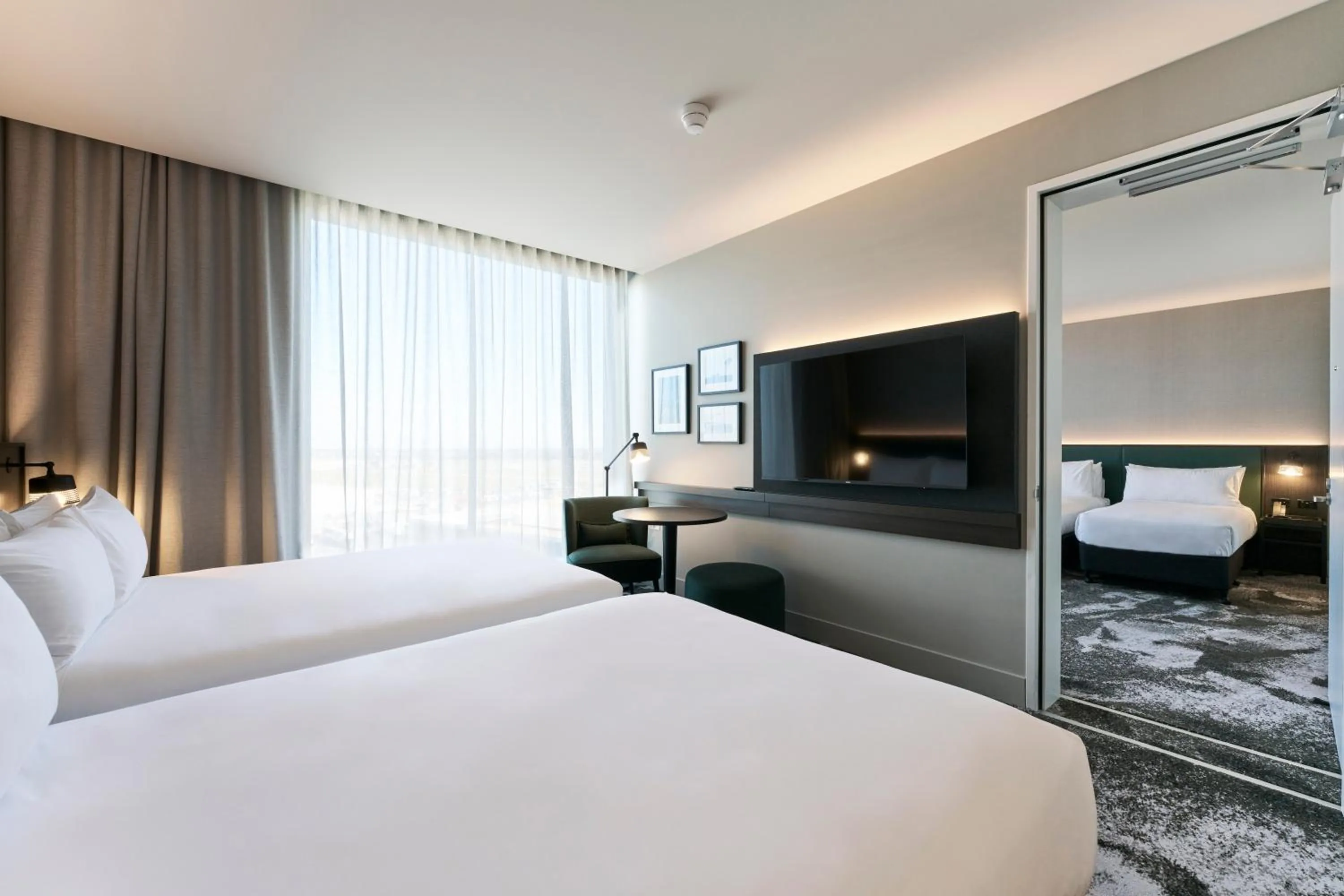 Bed in Novotel Melbourne Airport