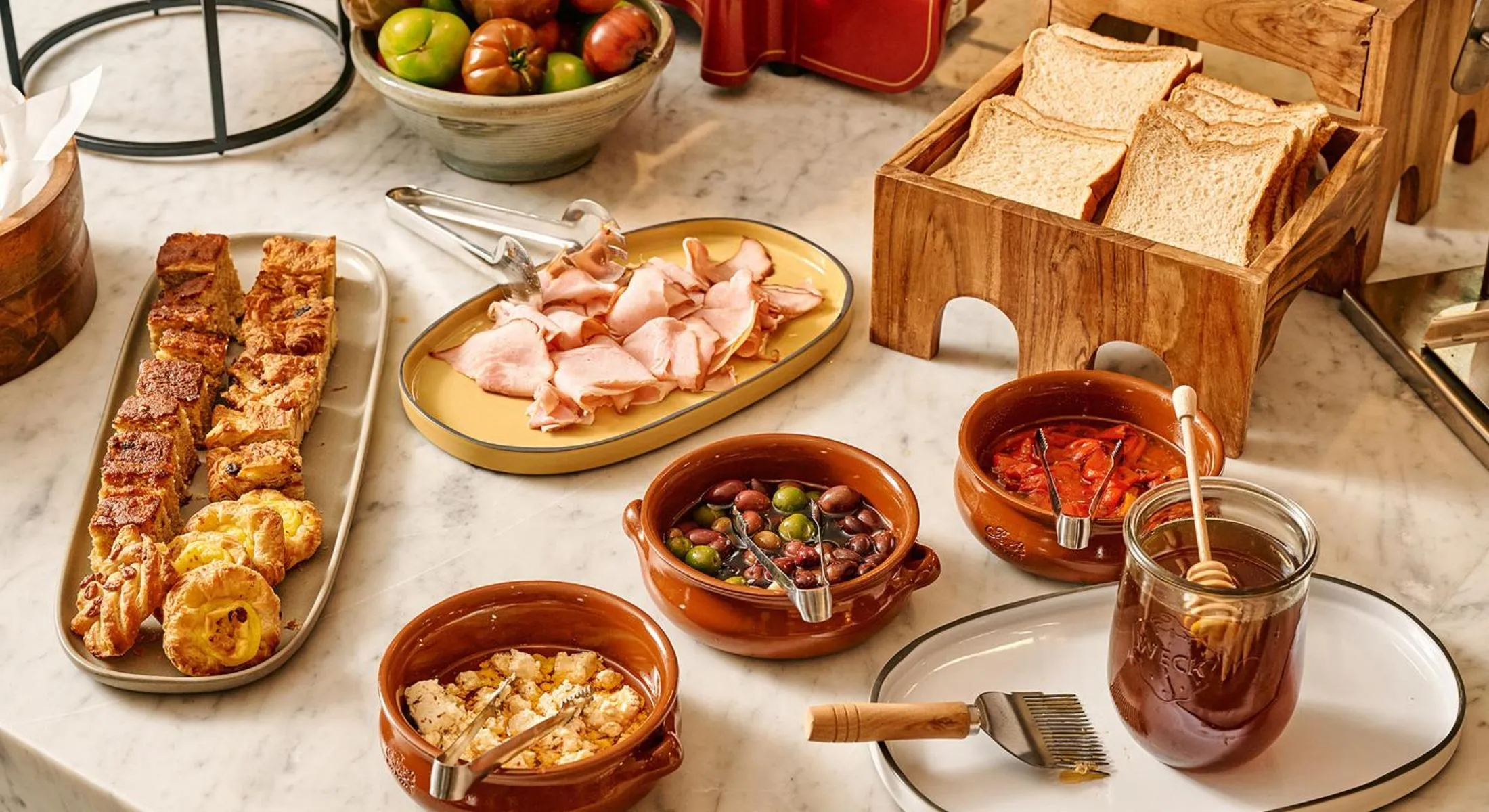 Buffet breakfast in ibis Styles Melbourne Airport