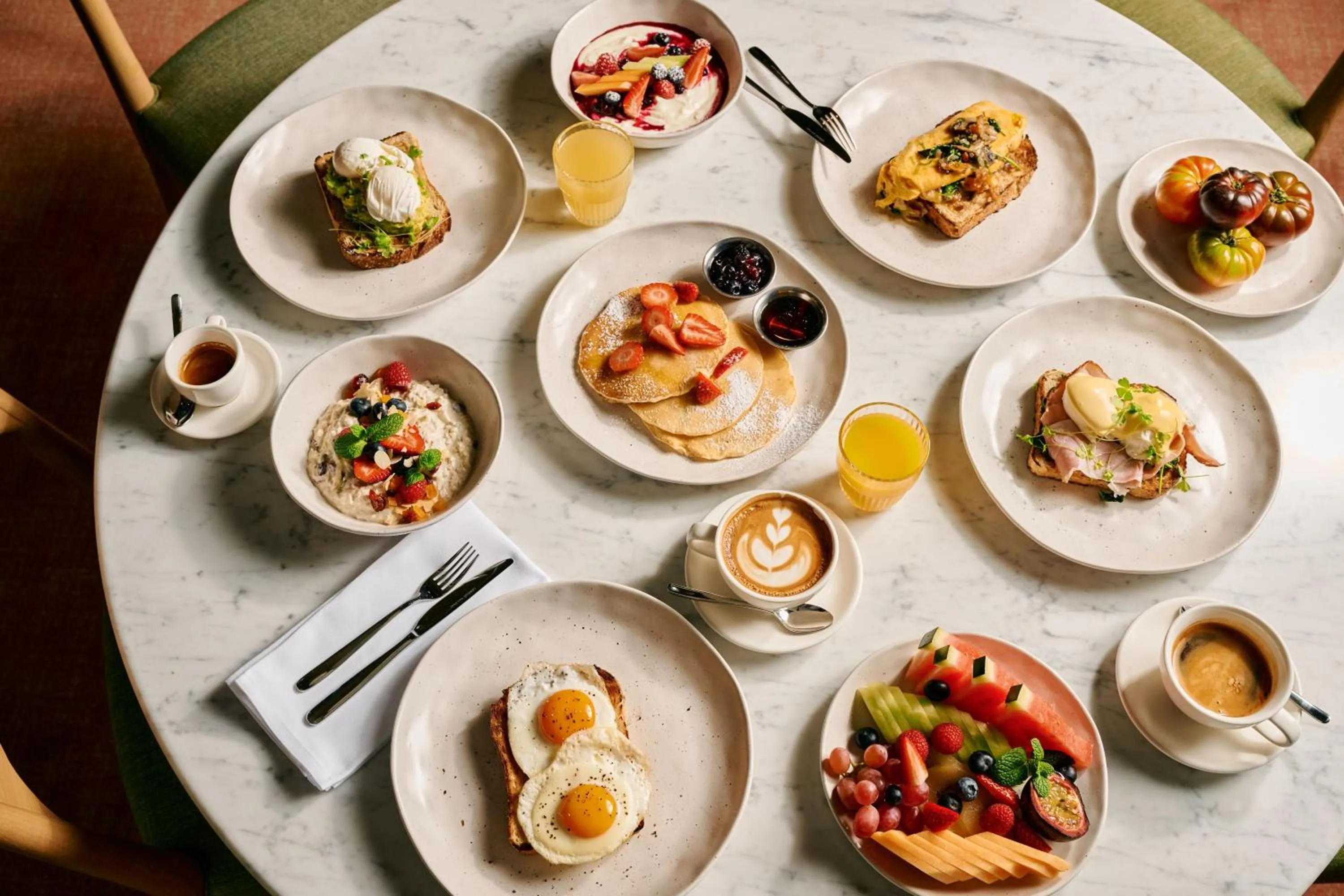 Buffet breakfast in ibis Styles Melbourne Airport