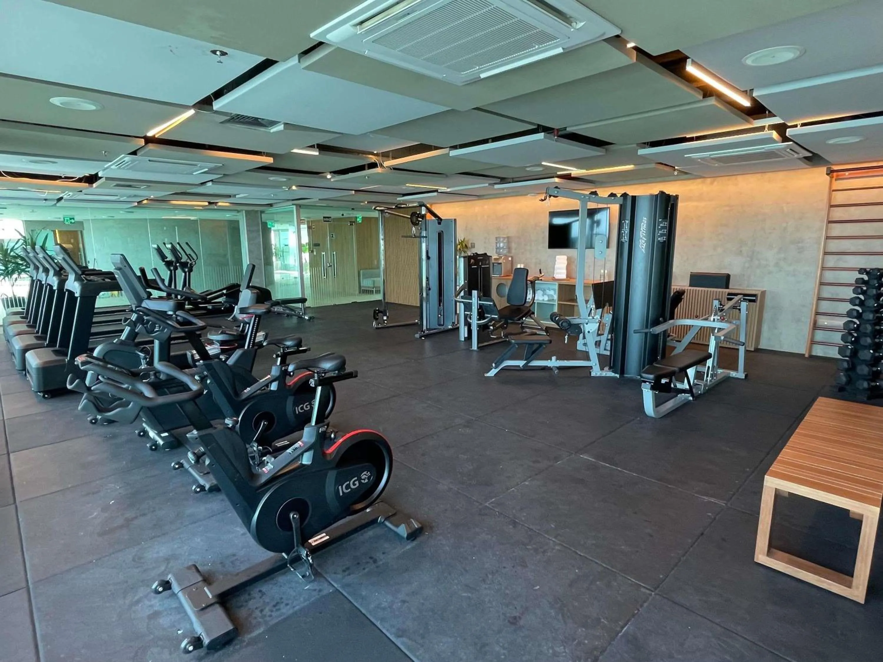 Fitness centre/facilities in Novotel Recife Marina