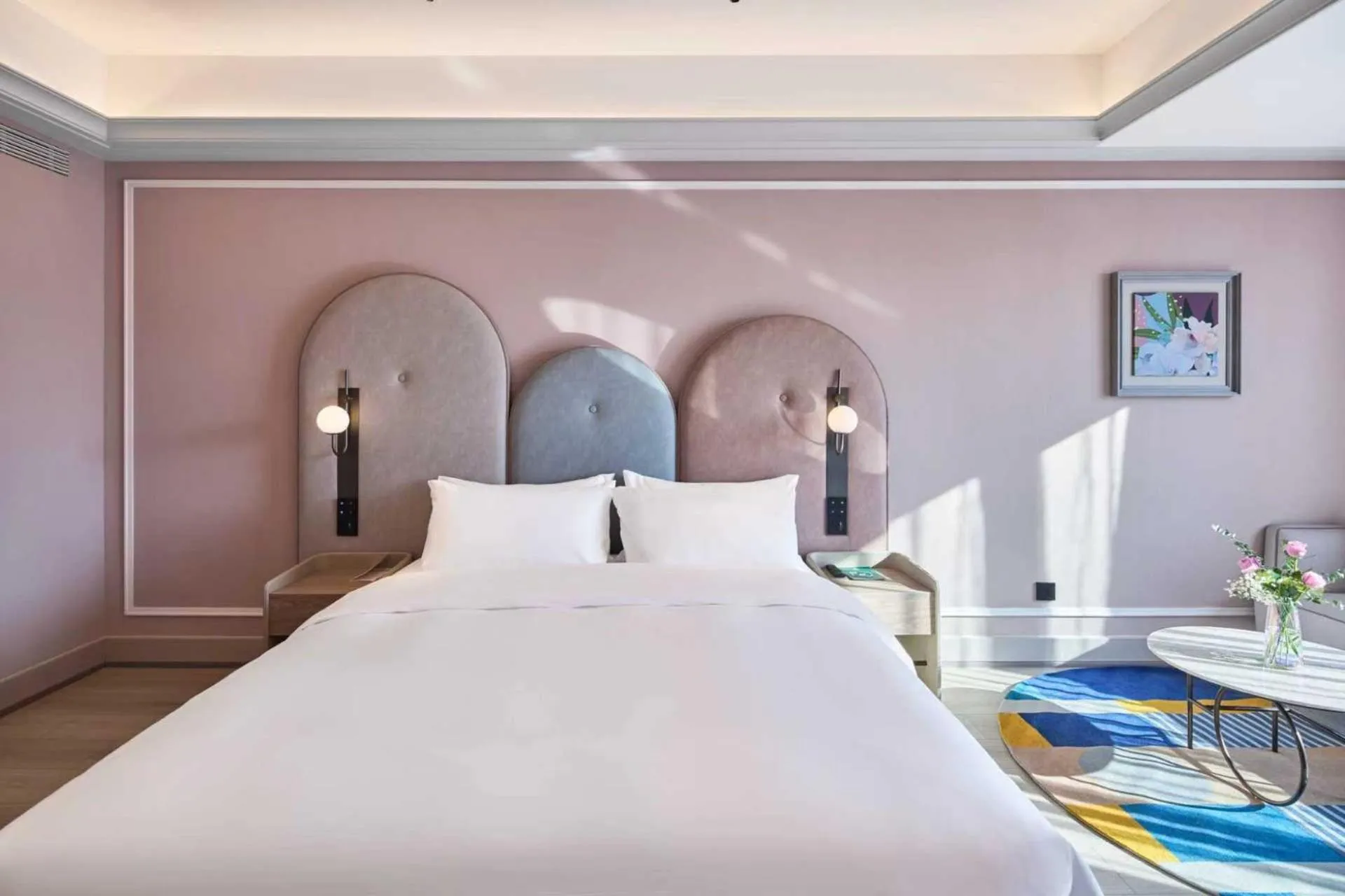 View (from property/room), Bed in Mercure Yiwu International Trade City