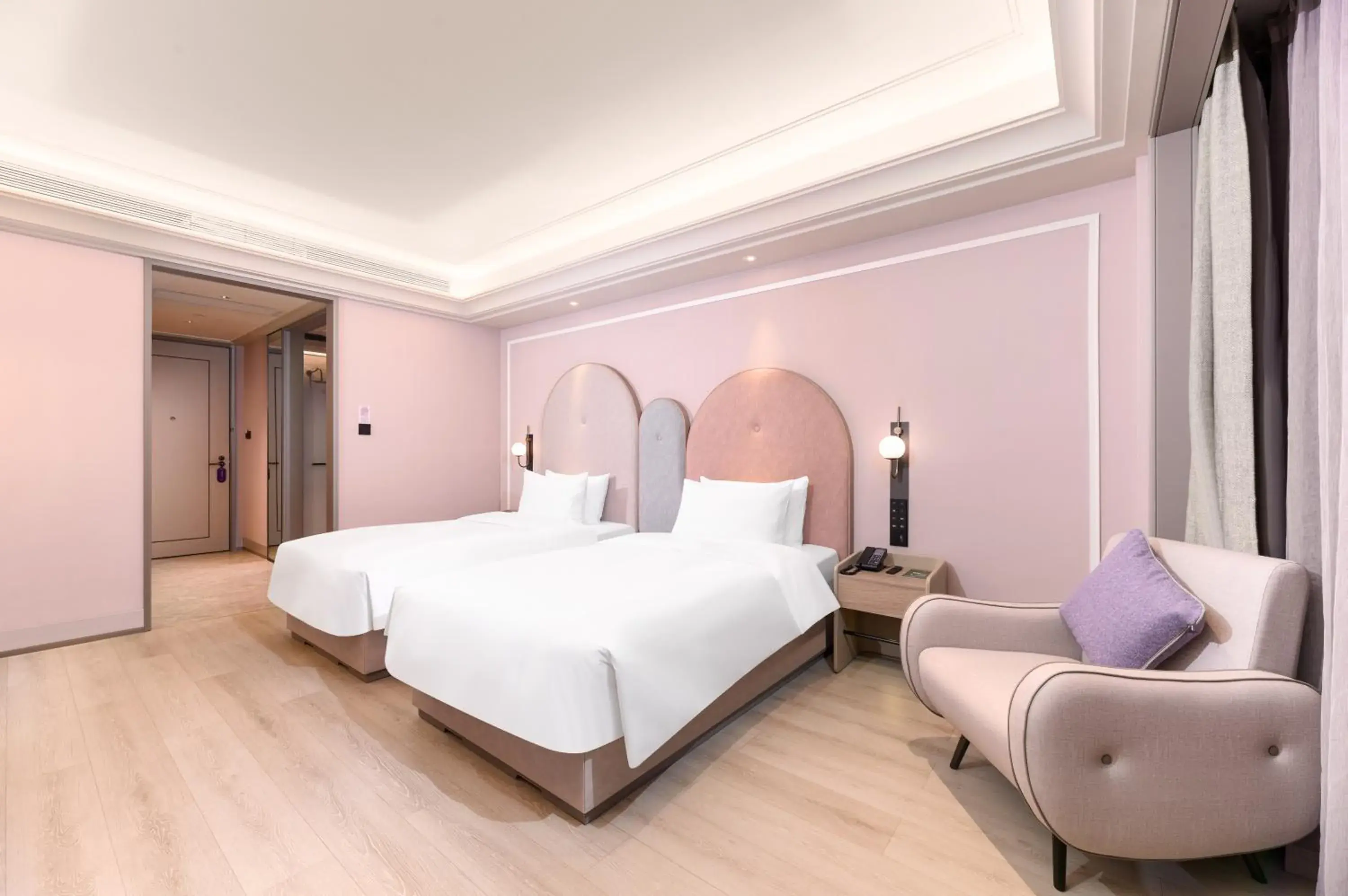 Deluxe Twin Room in Mercure Yixing Wanda Plaza Deluxe Twin Room in Mercure Yixing Wanda Plaza