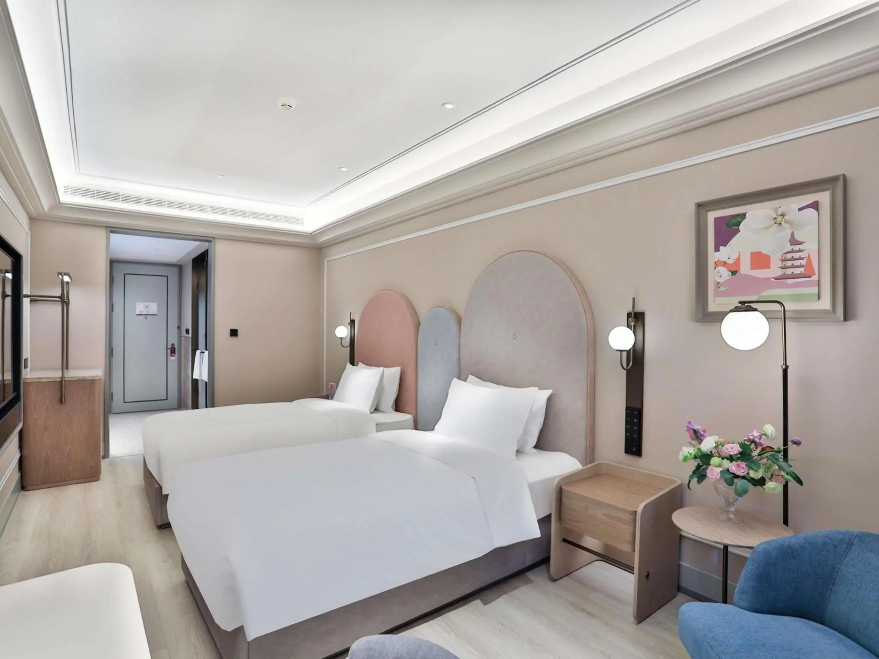 Standard Two Single Bed in Mercure Hangzhou Xixi Zijingang Standard Two Single Bed in Mercure Hangzhou Xixi Zijingang