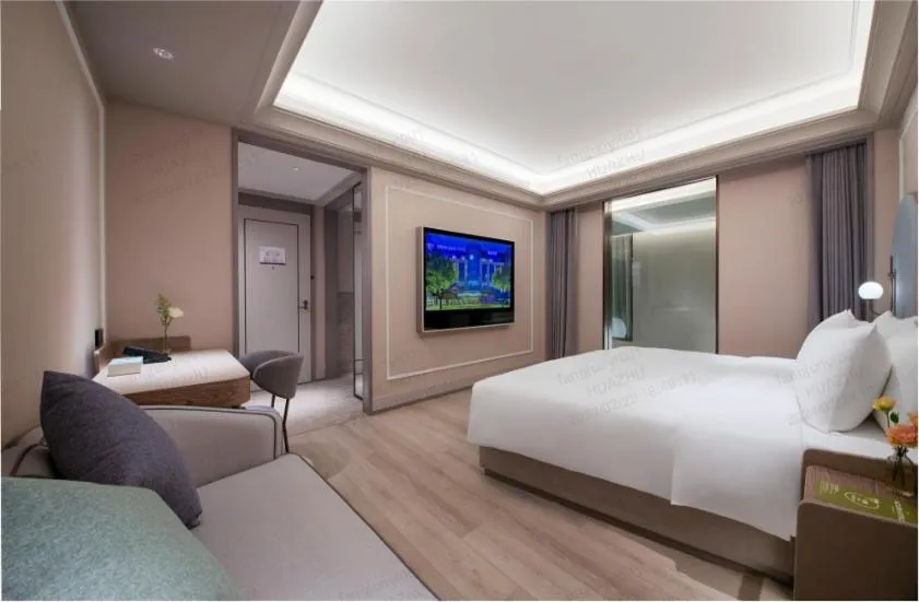 Bed in Mercure Suzhou Shilu Shantang