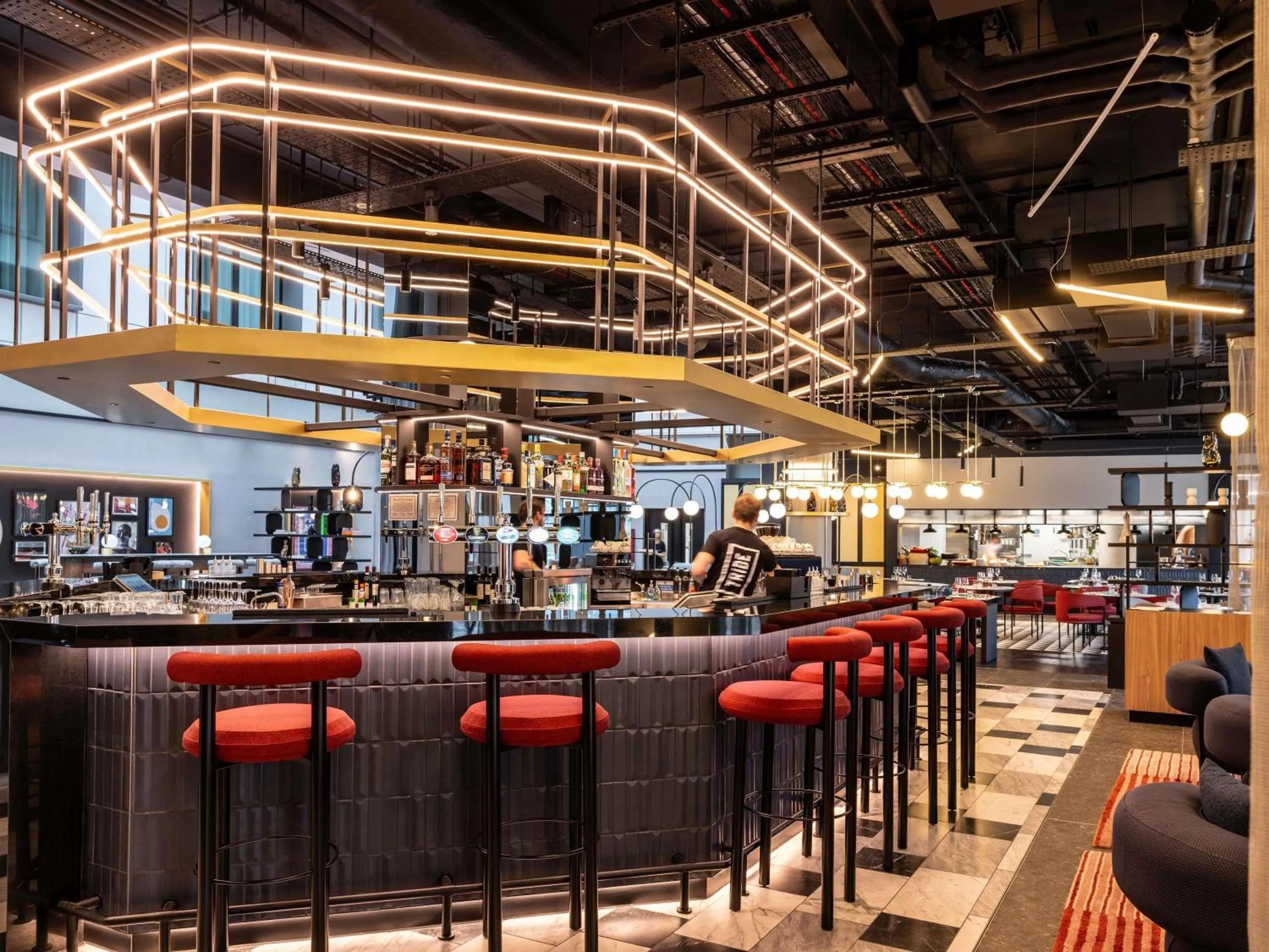 Lounge or bar in TRIBE Manchester Airport by Accor