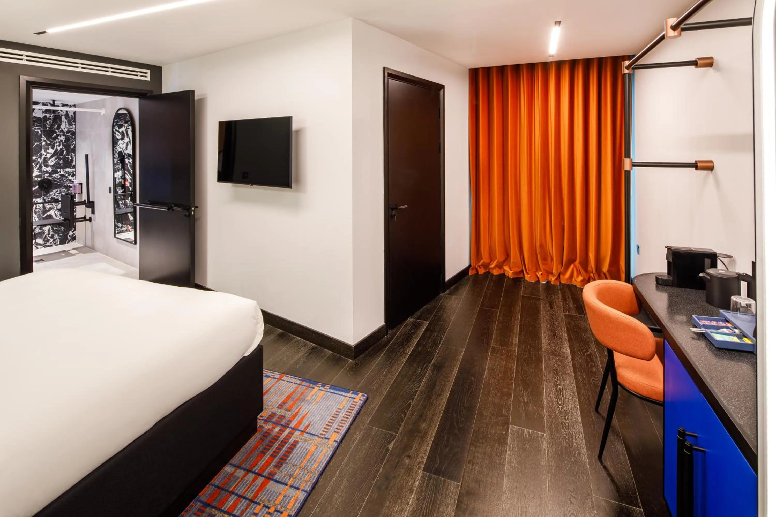 Bedroom, Bed in TRIBE Manchester Airport by Accor