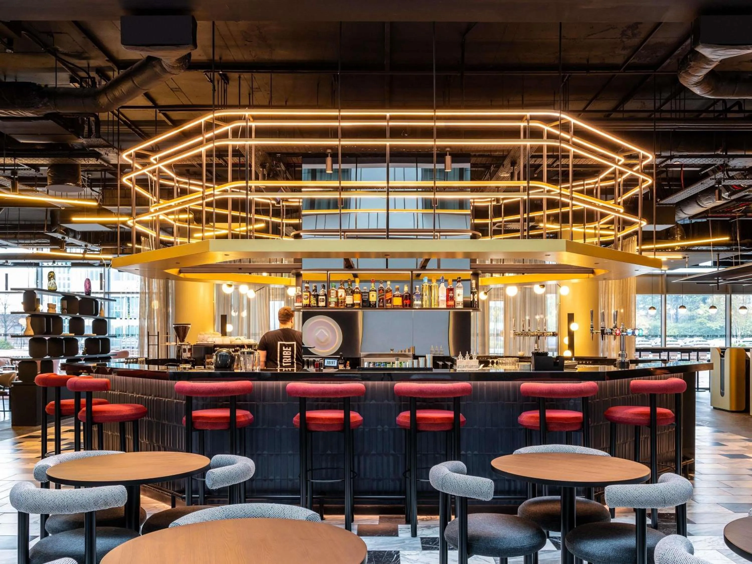 Lounge or bar in TRIBE Manchester Airport by Accor