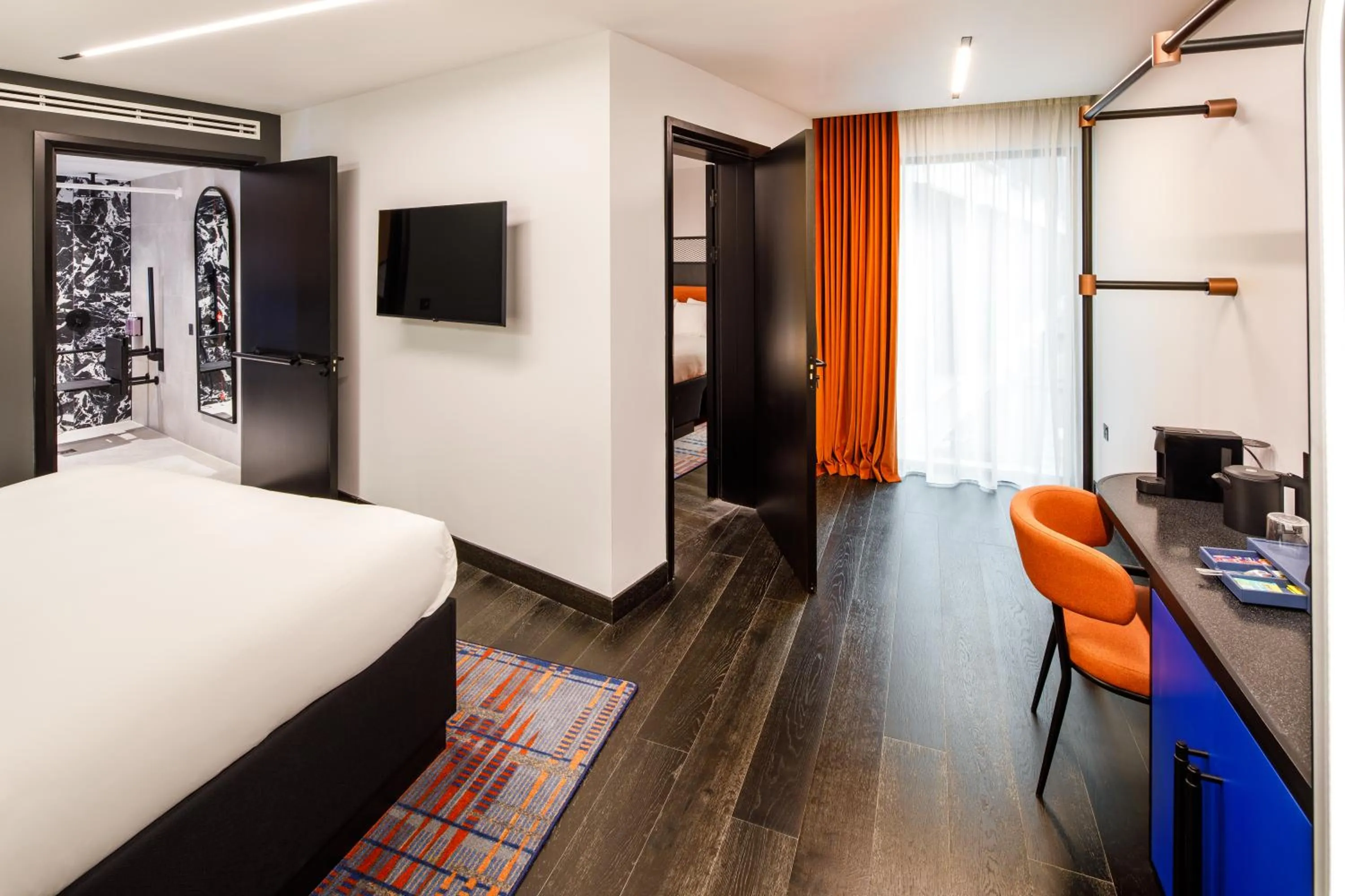 Bedroom, Bed in TRIBE Manchester Airport by Accor