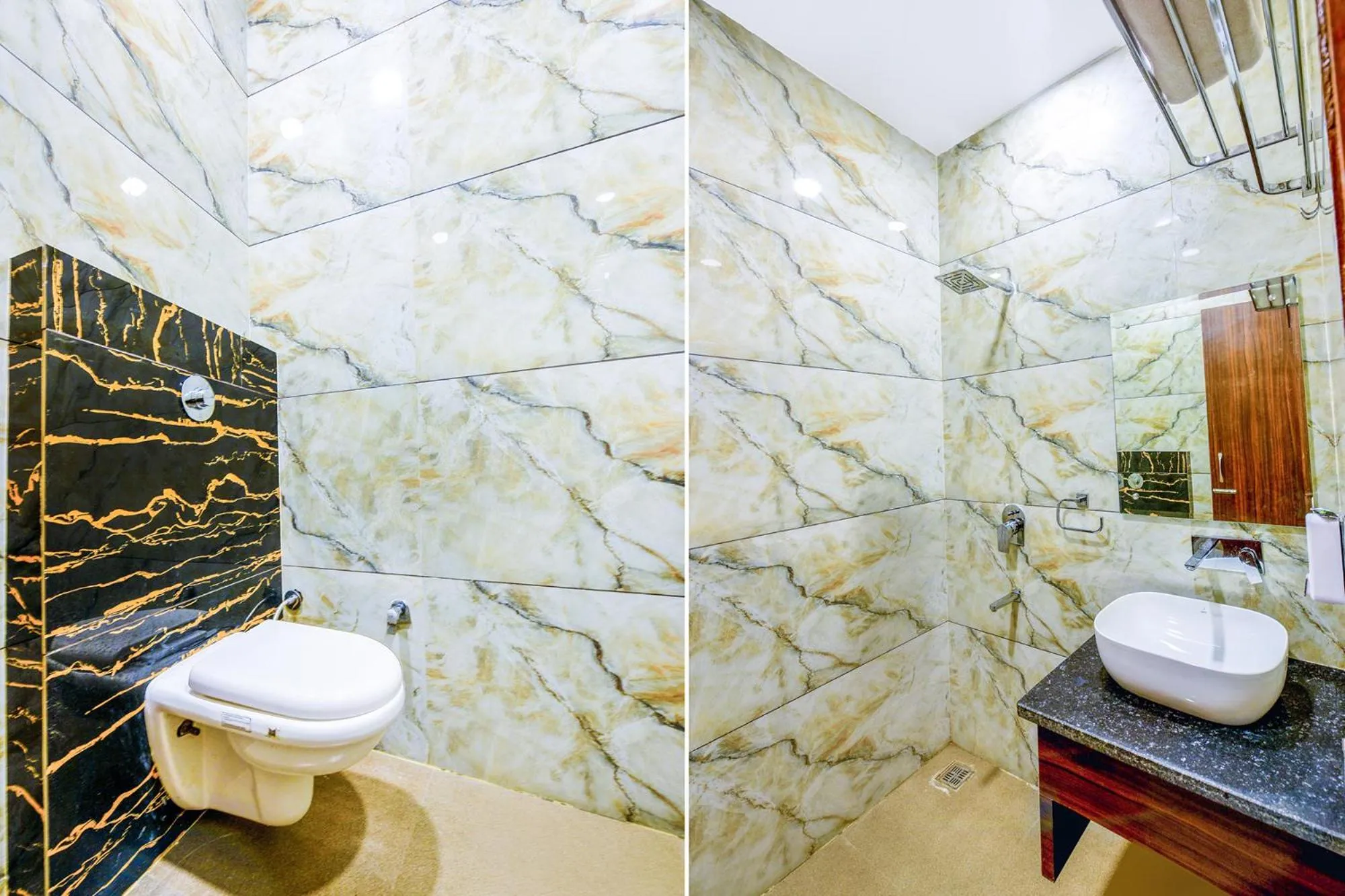 Bathroom in FabHotel Lohgarh Inn