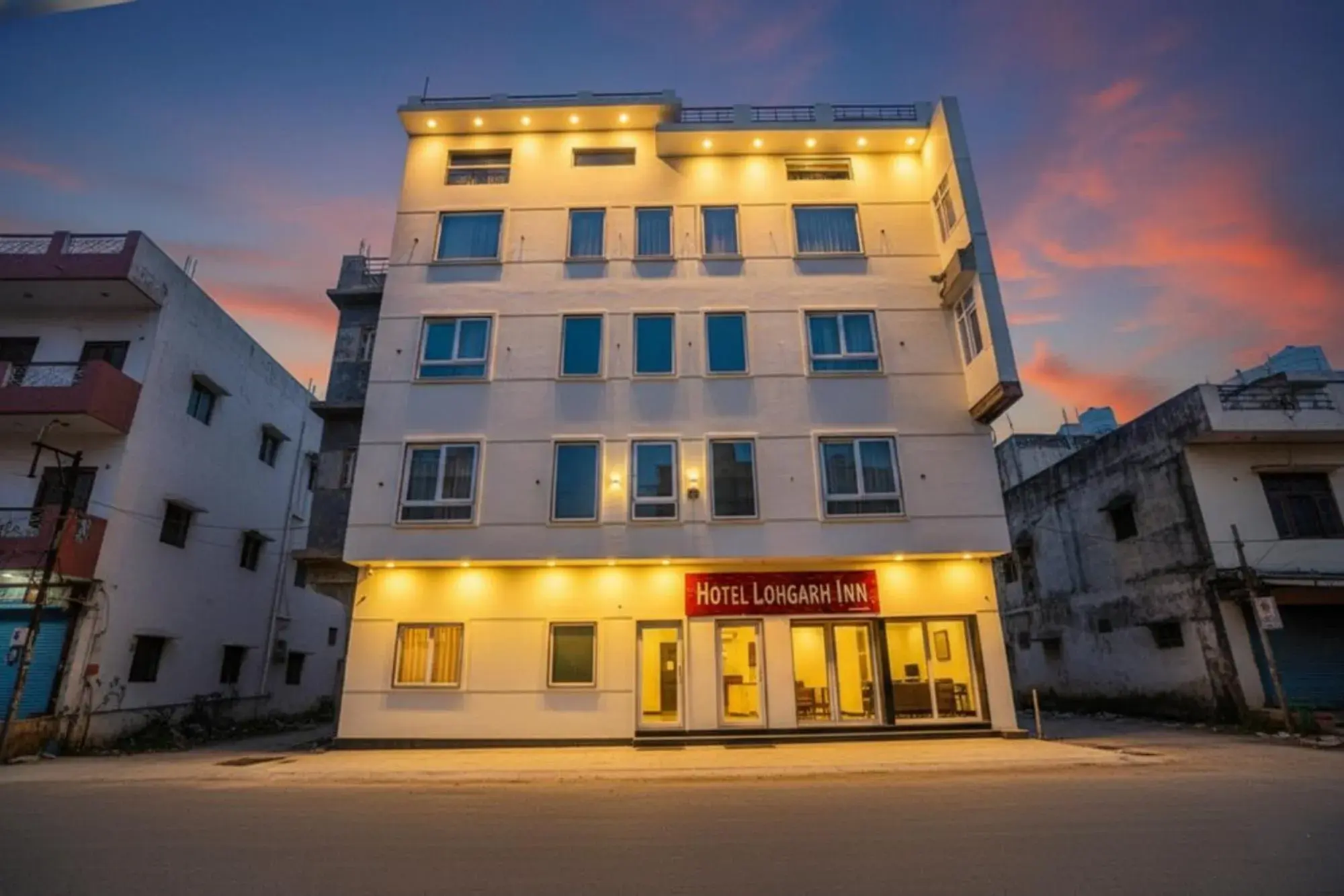 Property building in FabHotel Lohgarh Inn Property building in FabHotel Lohgarh Inn