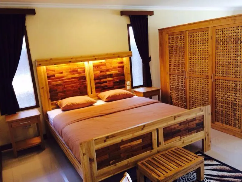 Bed in Jepara Marina Beach Bungalows