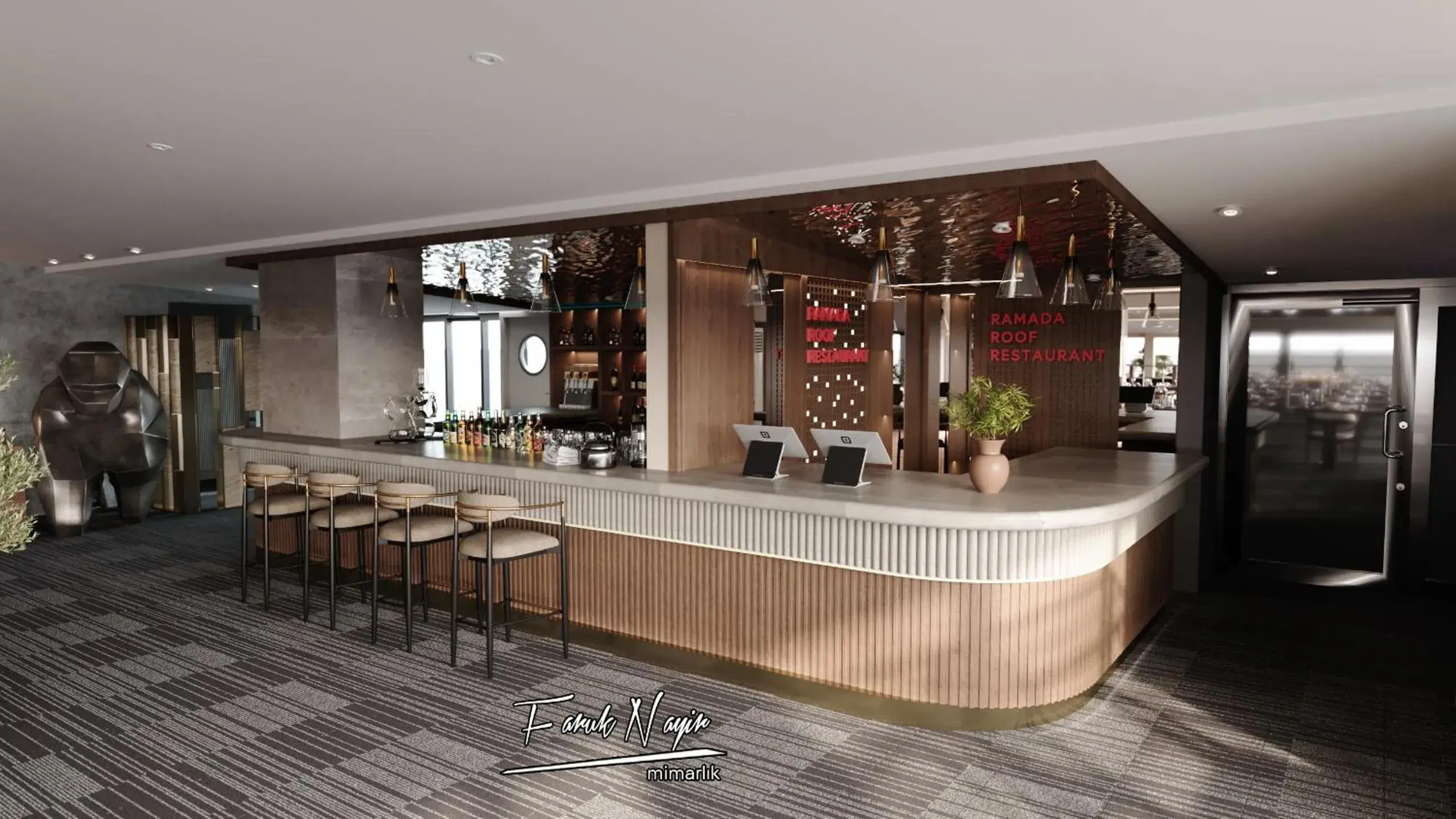 Lounge or bar in Ramada by Wyndham Dalaman Lounge or bar in Ramada by Wyndham Dalaman