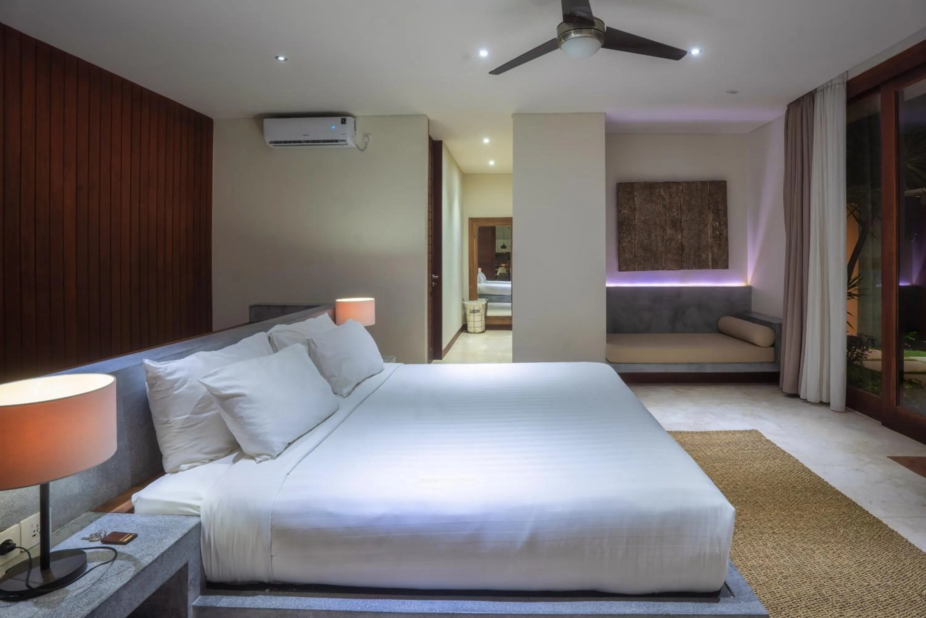 Bed in Bale Mandala Villas