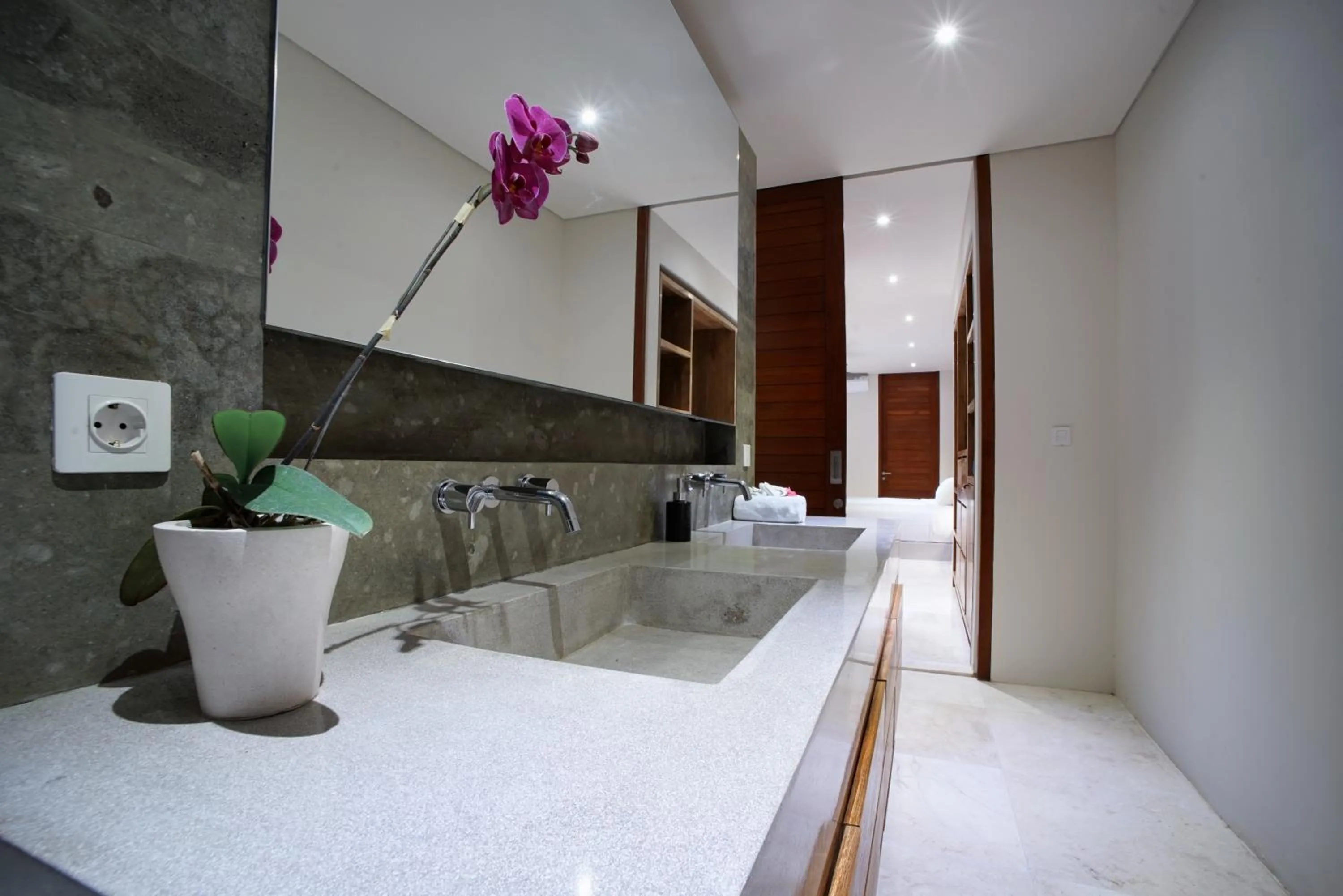 Bathroom, Bed in Bale Mandala Villas