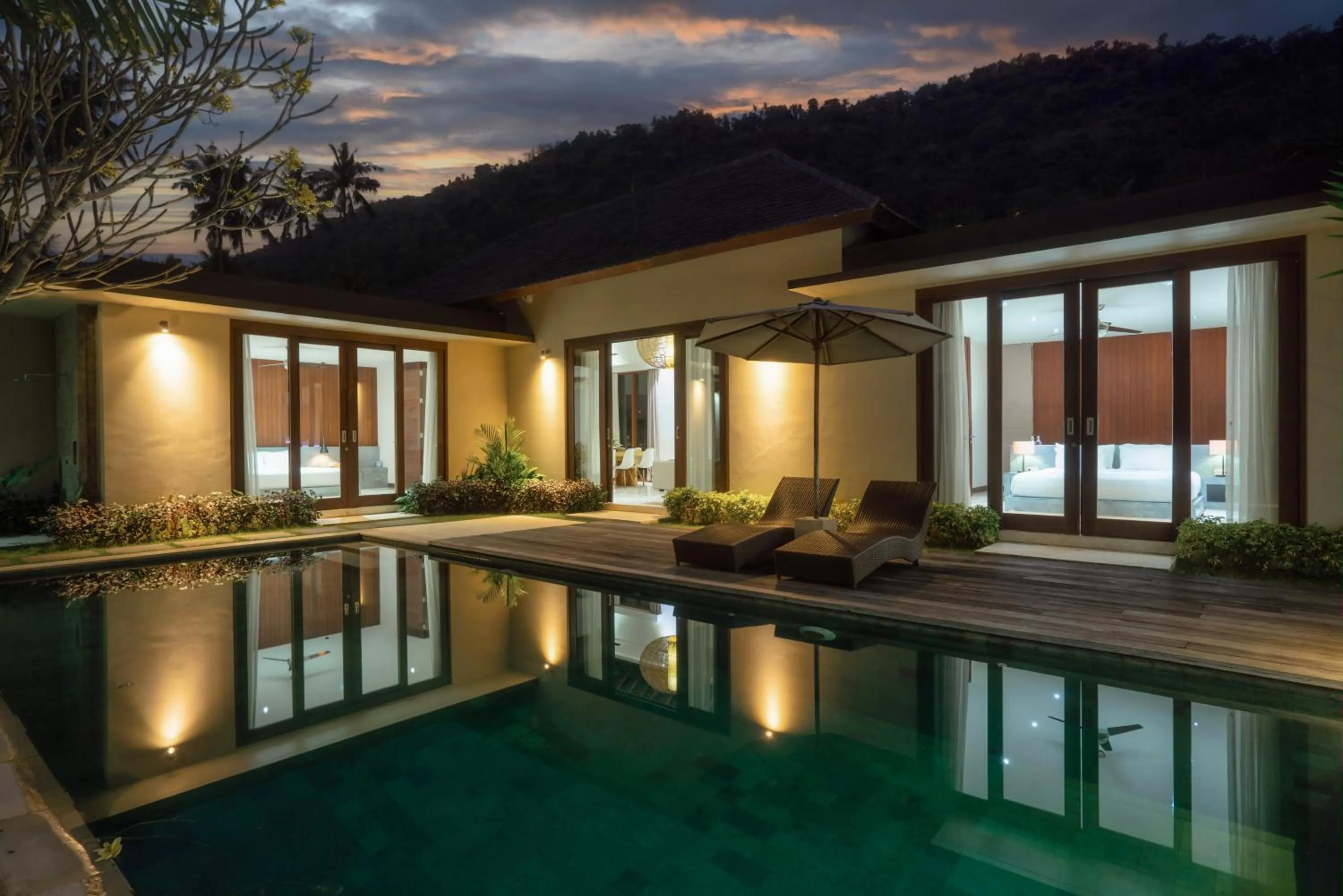 Swimming pool in Bale Mandala Villas