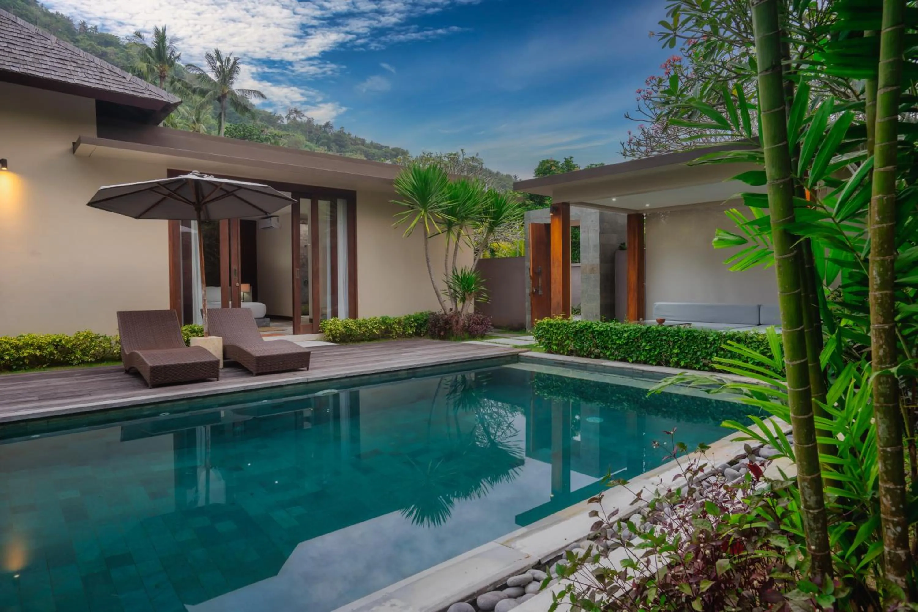 Swimming pool in Bale Mandala Villas