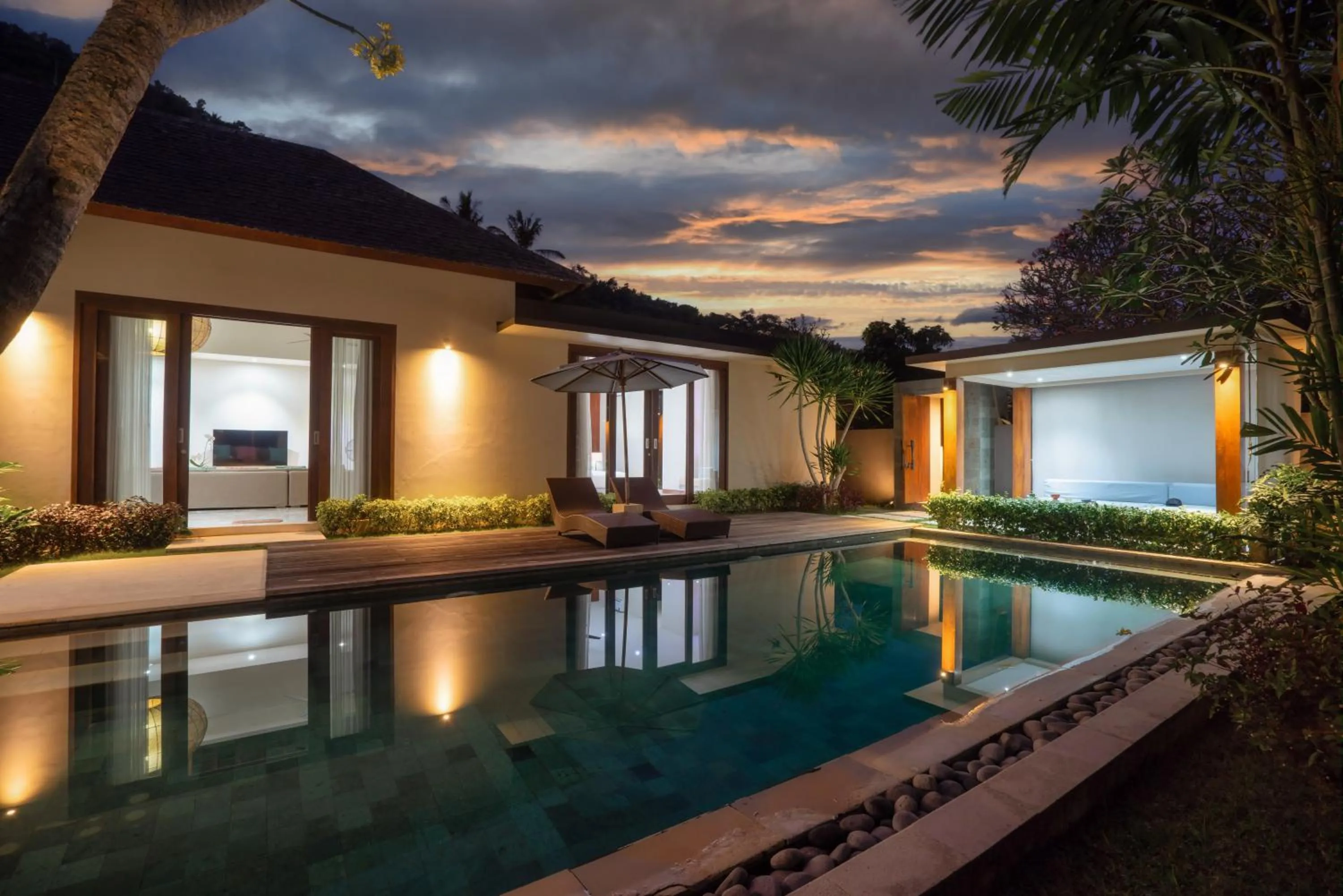 Swimming pool in Bale Mandala Villas