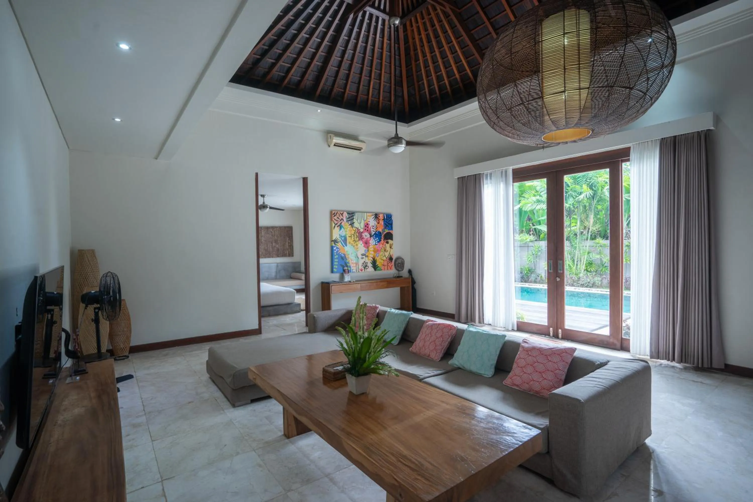 Living room in Bale Mandala Villas
