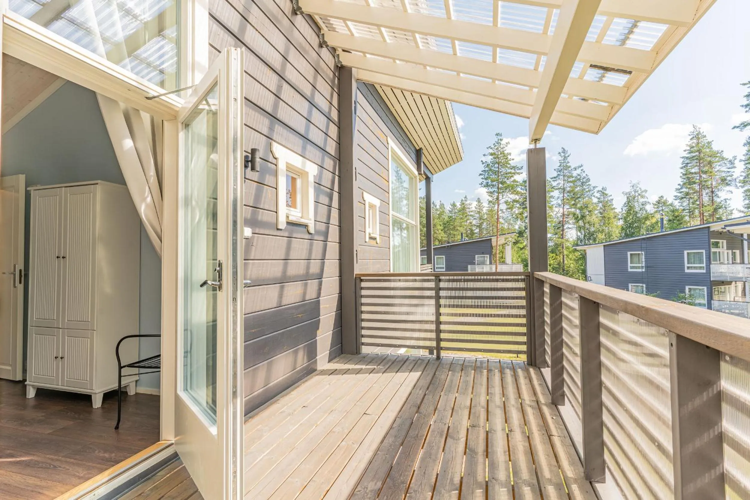 Balcony/Terrace in Saimaa Life Apartments