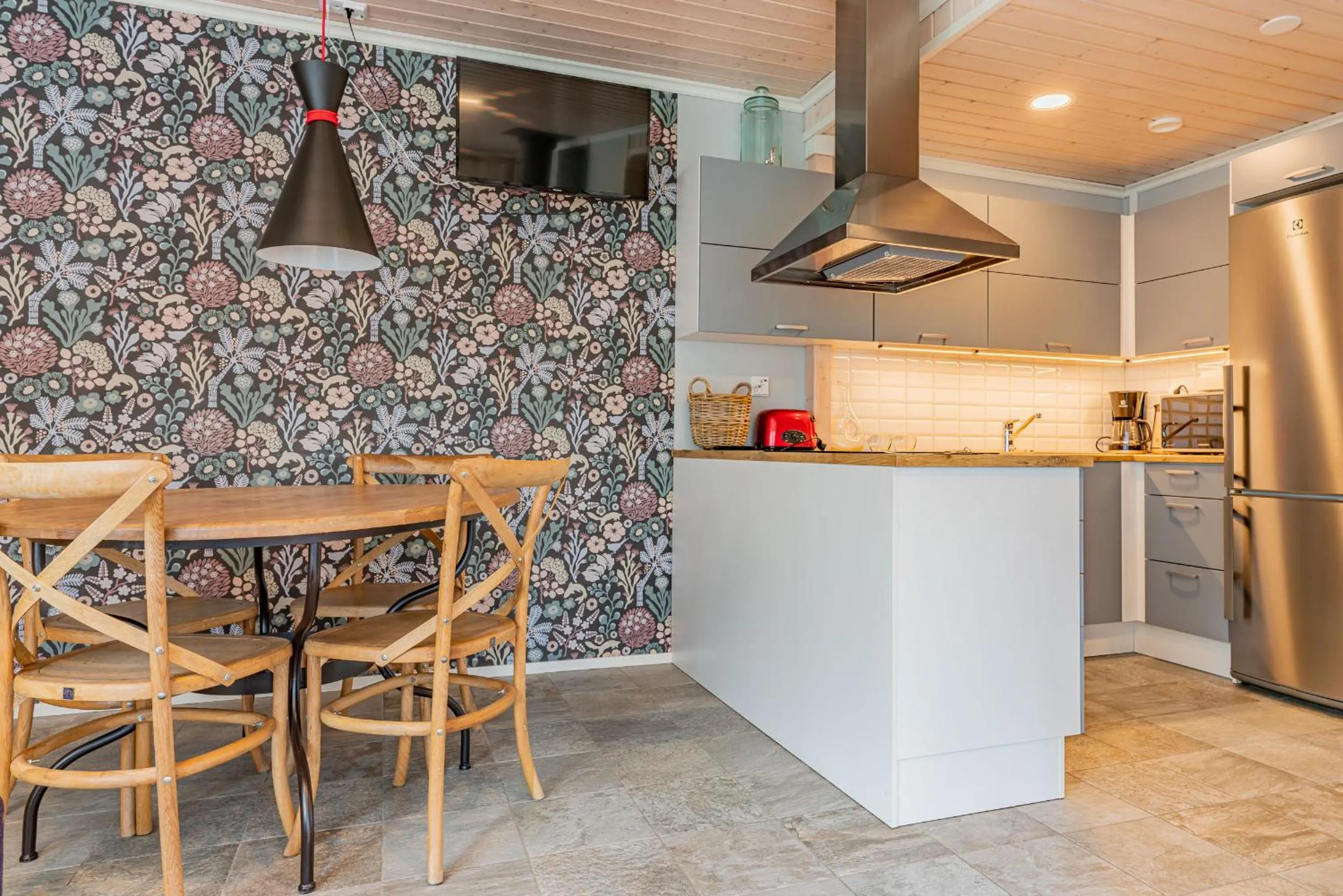 Kitchen or kitchenette in Saimaa Life Apartments