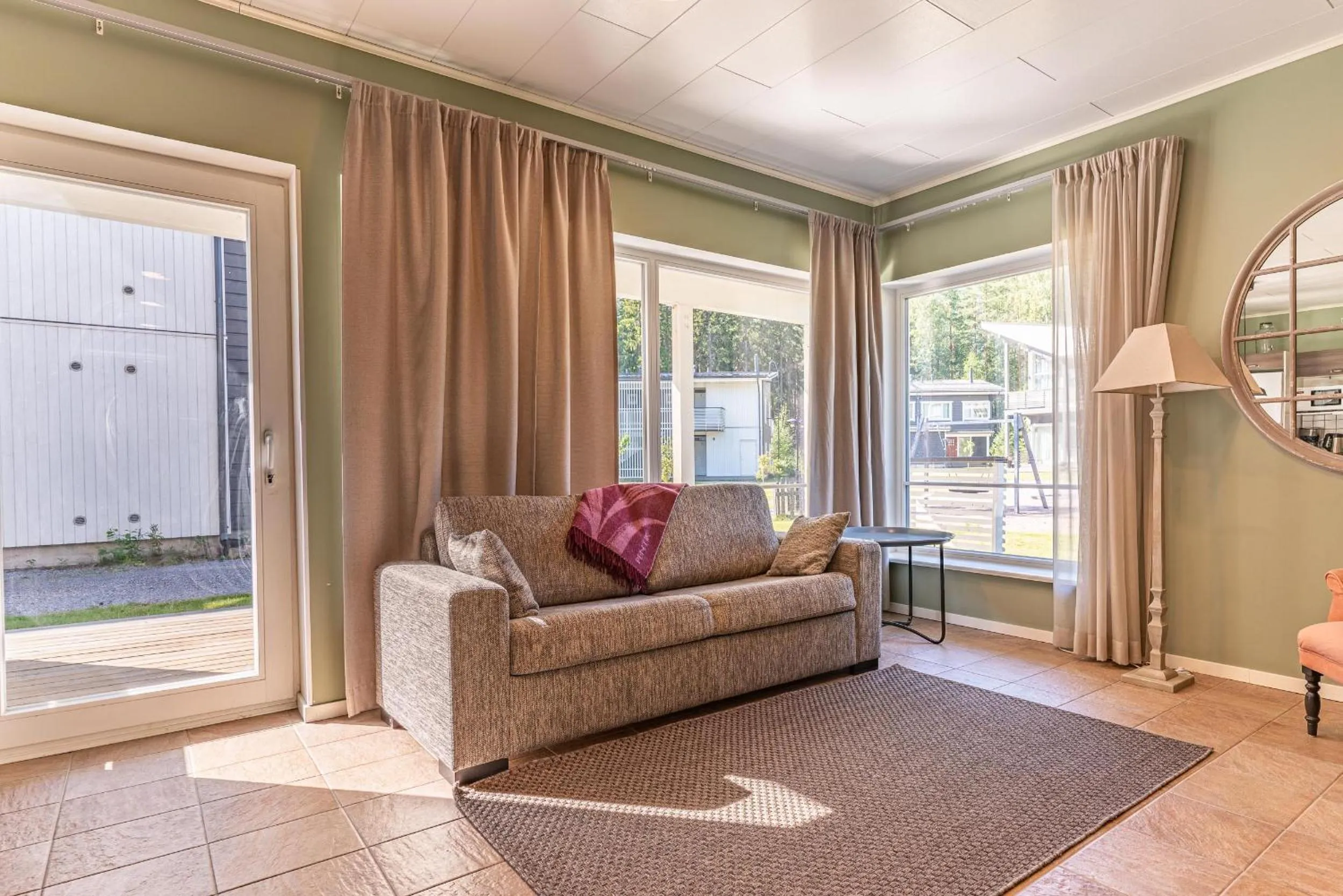 Living room in Saimaa Life Apartments