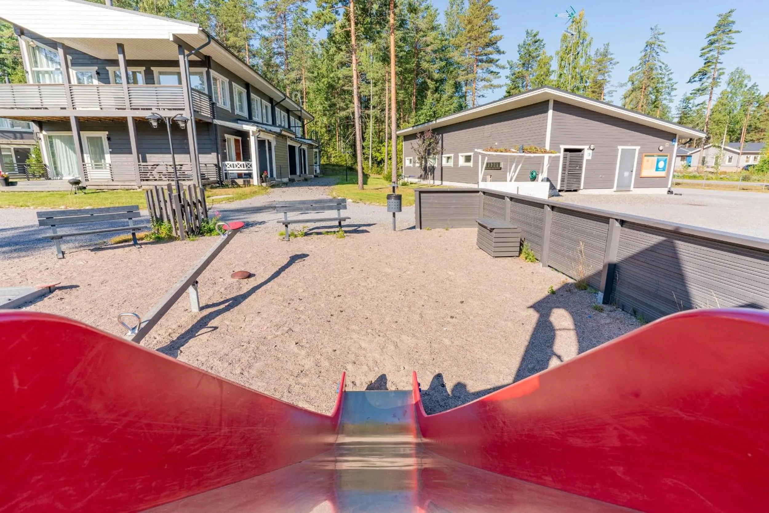 Children play ground in Saimaa Life Apartments
