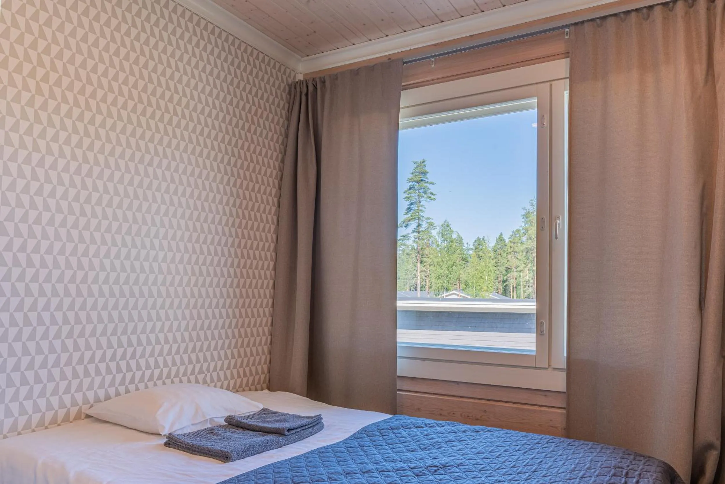 Bedroom, Bed in Saimaa Life Apartments