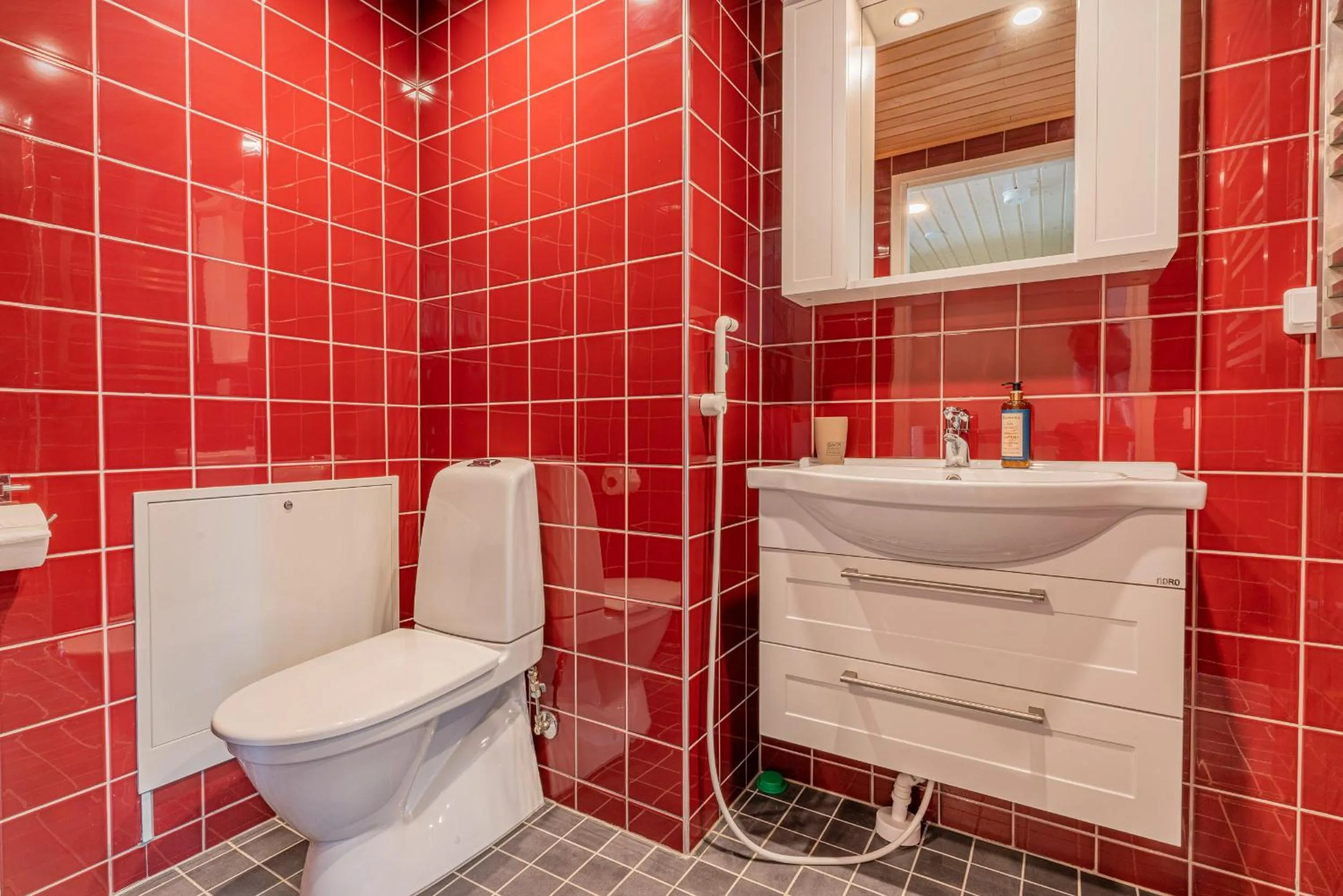 Toilet in Saimaa Life Apartments