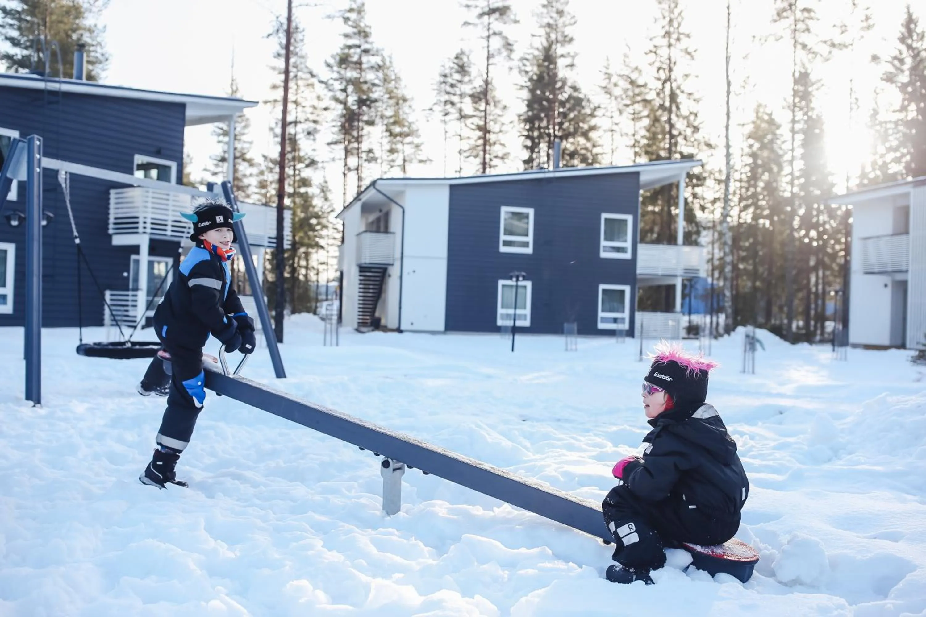Children play ground in Saimaa Life Apartments