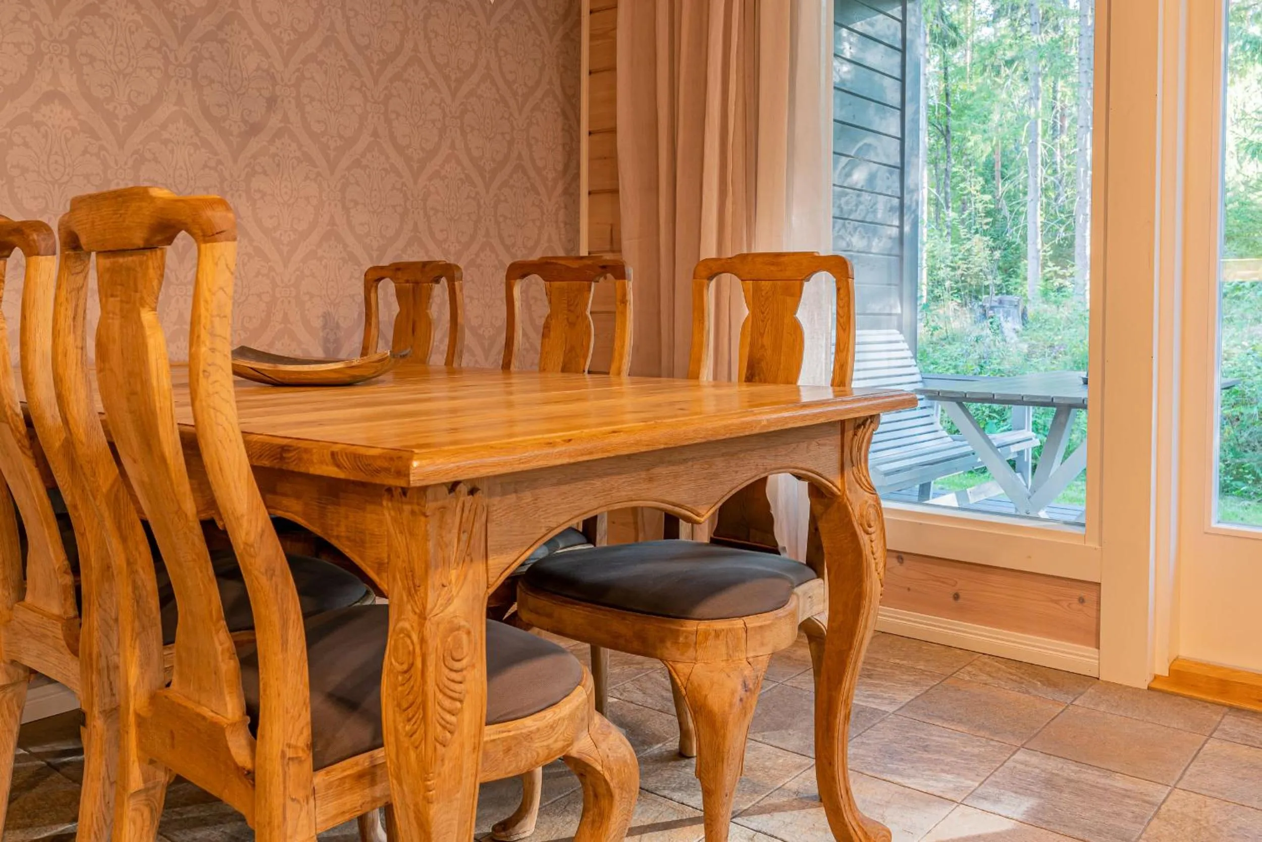 Seating area in Saimaa Life Apartments