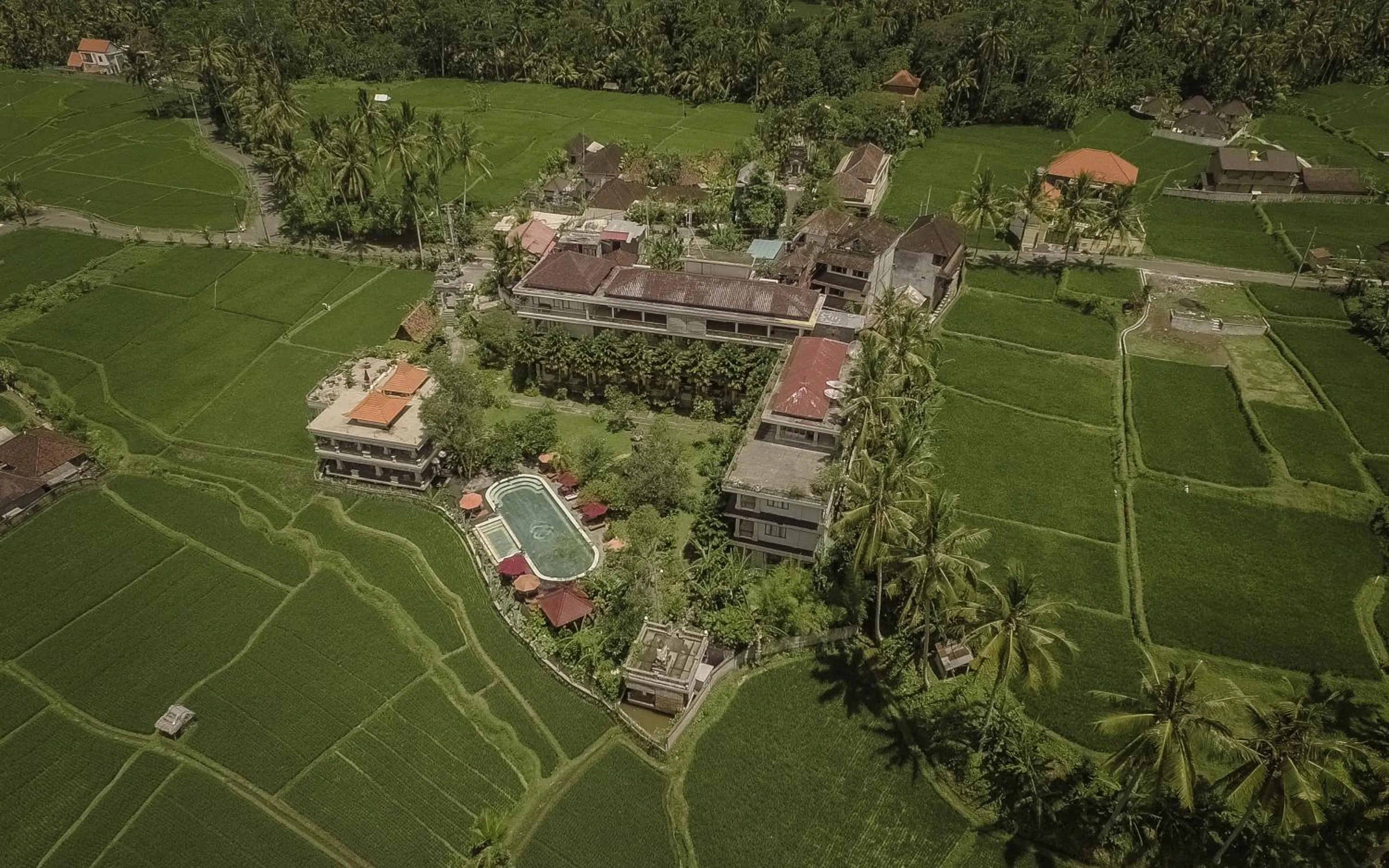 Bird's eye view in Om Ham Retreat and Resort