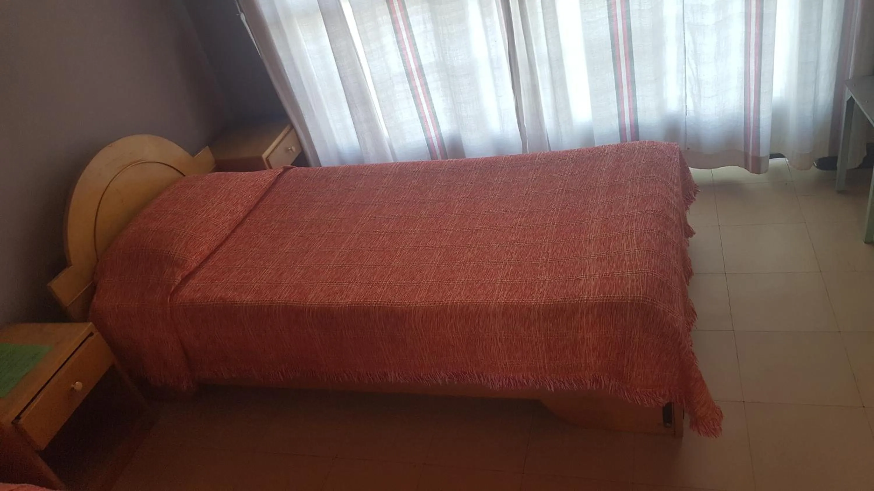 Bed in Jerusalem Hotel Lalibela