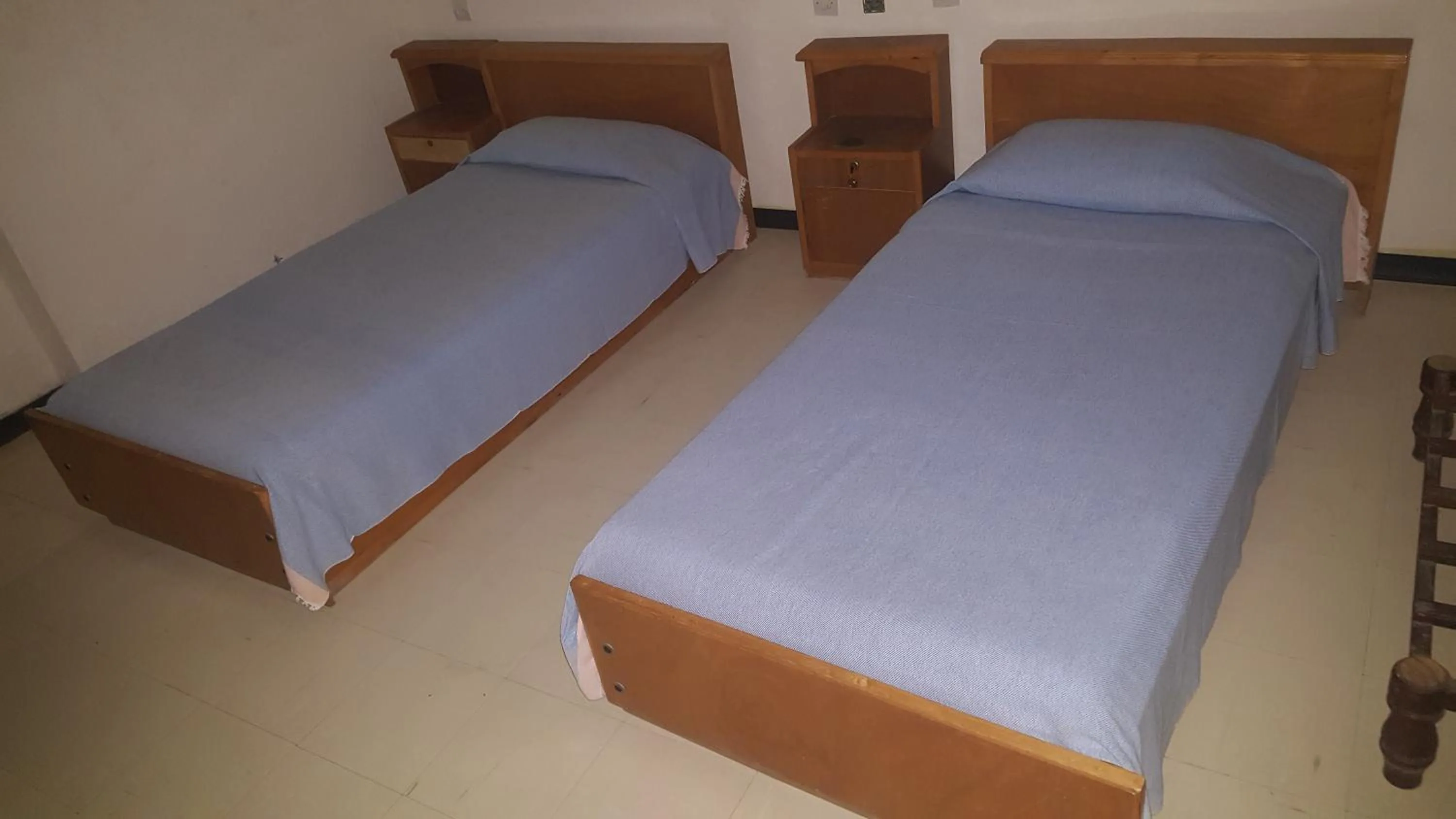 Bed in Jerusalem Hotel Lalibela