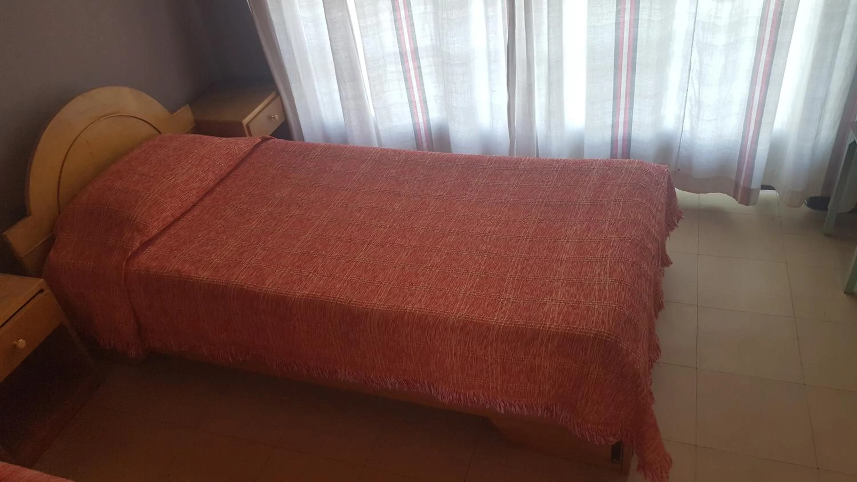 Bed in Jerusalem Hotel Lalibela