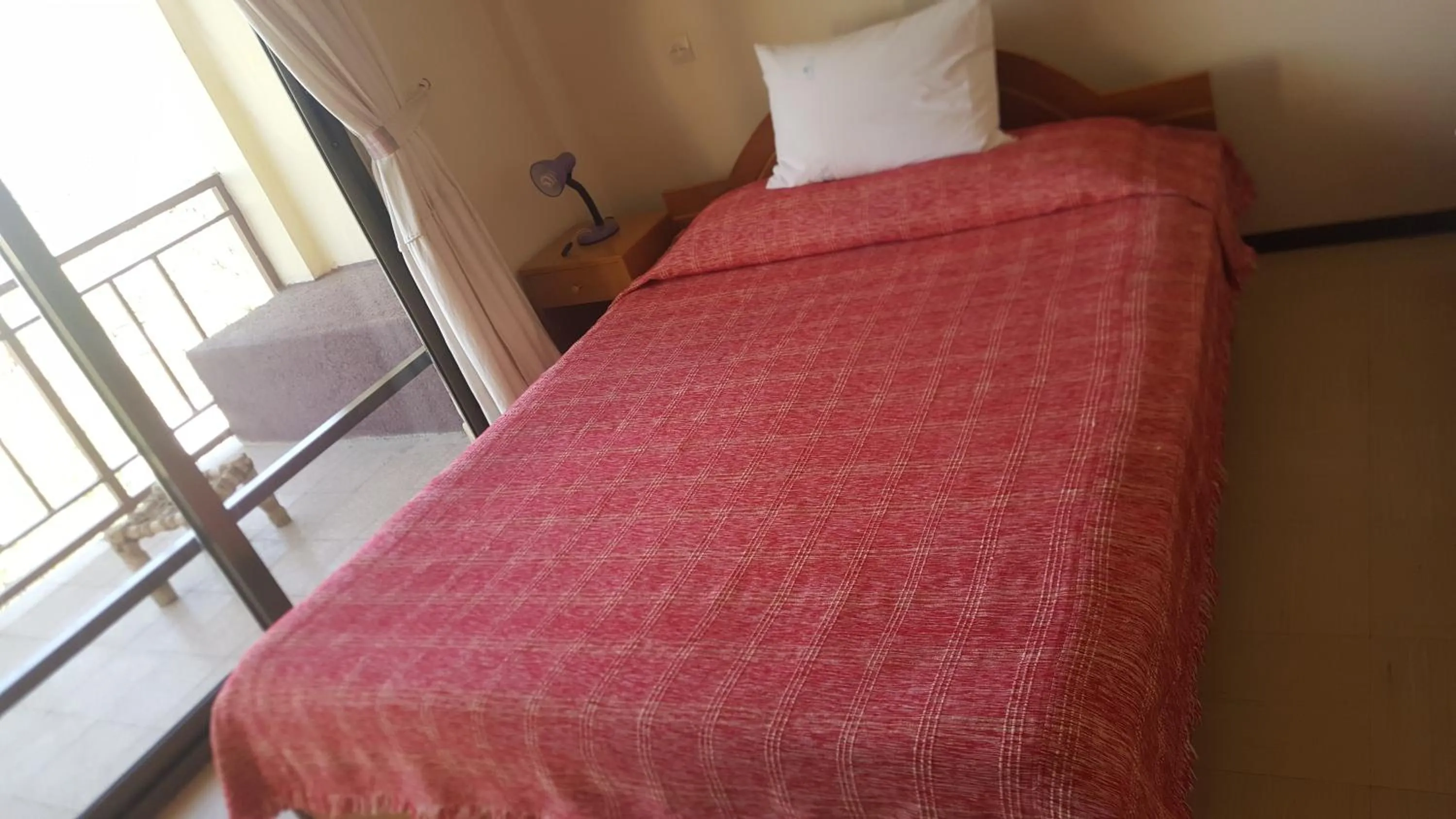 Bed in Jerusalem Hotel Lalibela