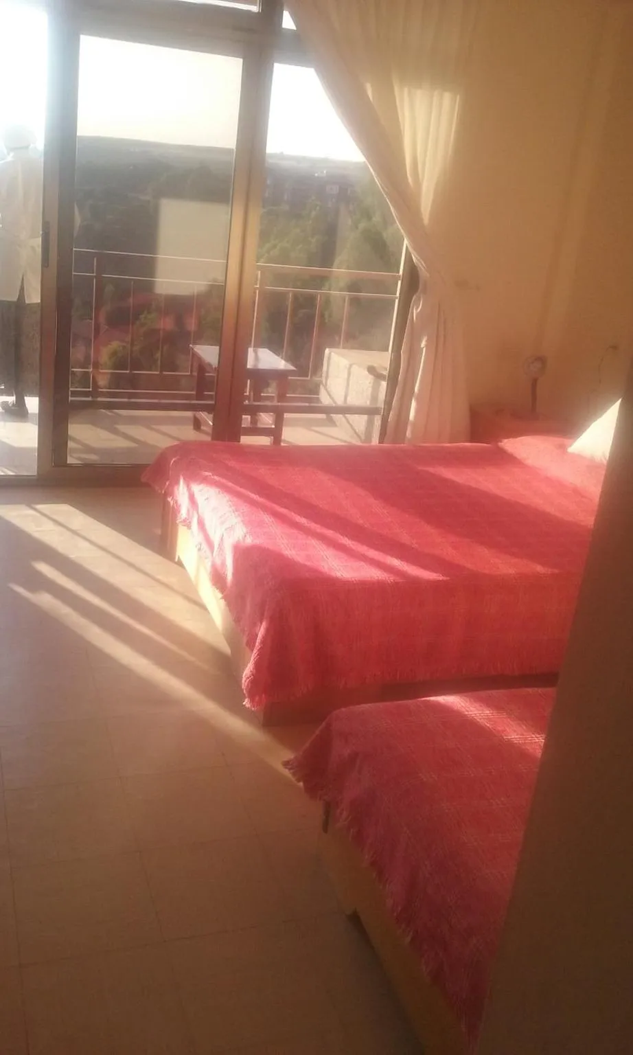 Bed in Jerusalem Hotel Lalibela