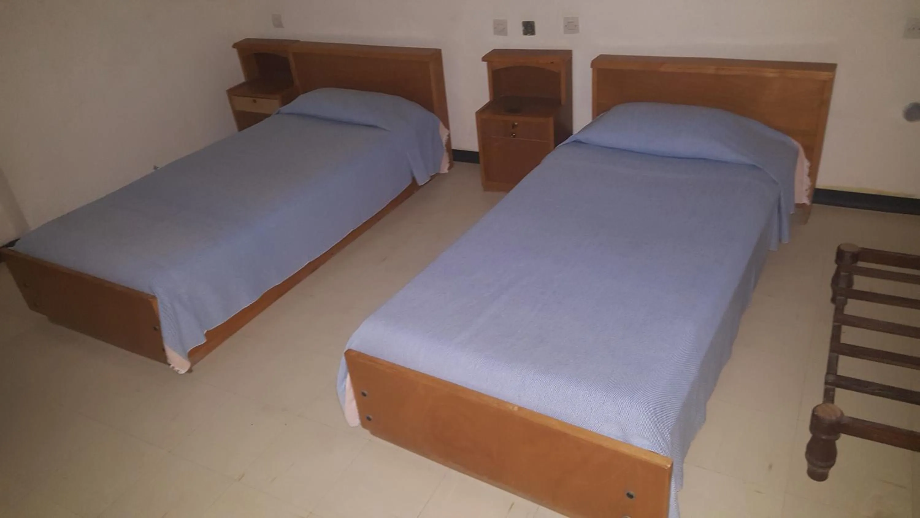 Bed in Jerusalem Hotel Lalibela