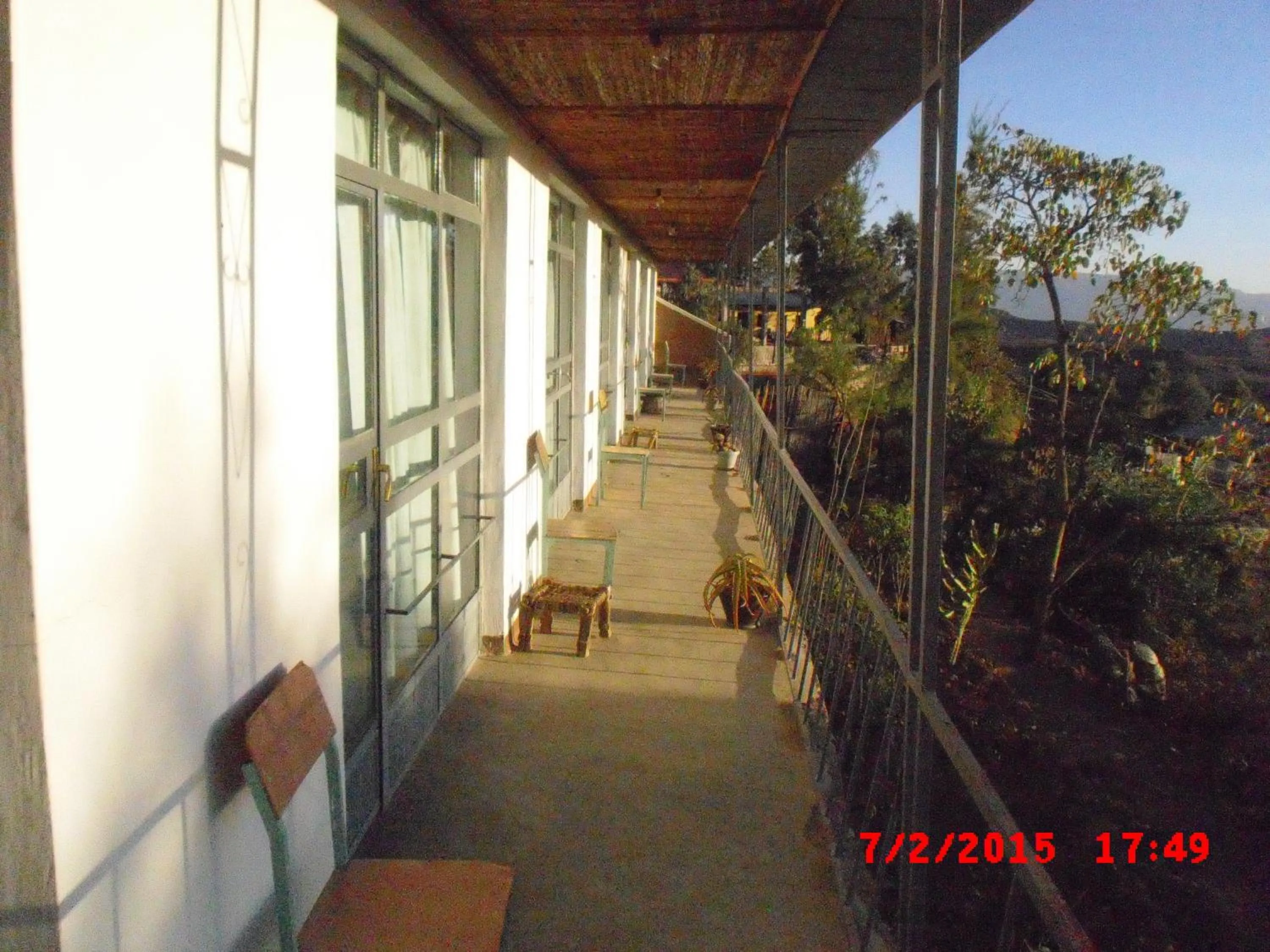 Balcony/Terrace in Jerusalem Hotel Lalibela